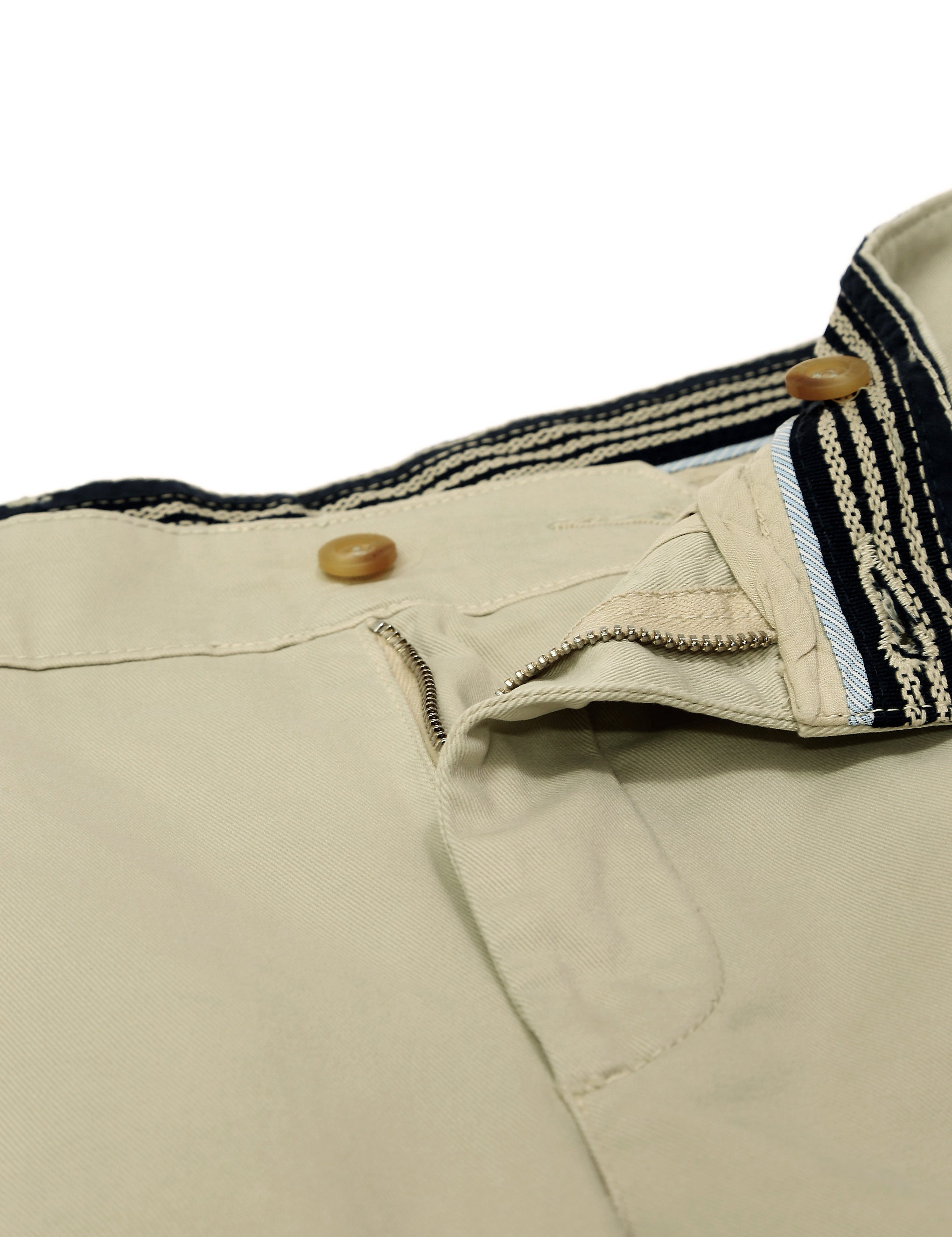 Pantalón gabardina elastan pinzas Hielo