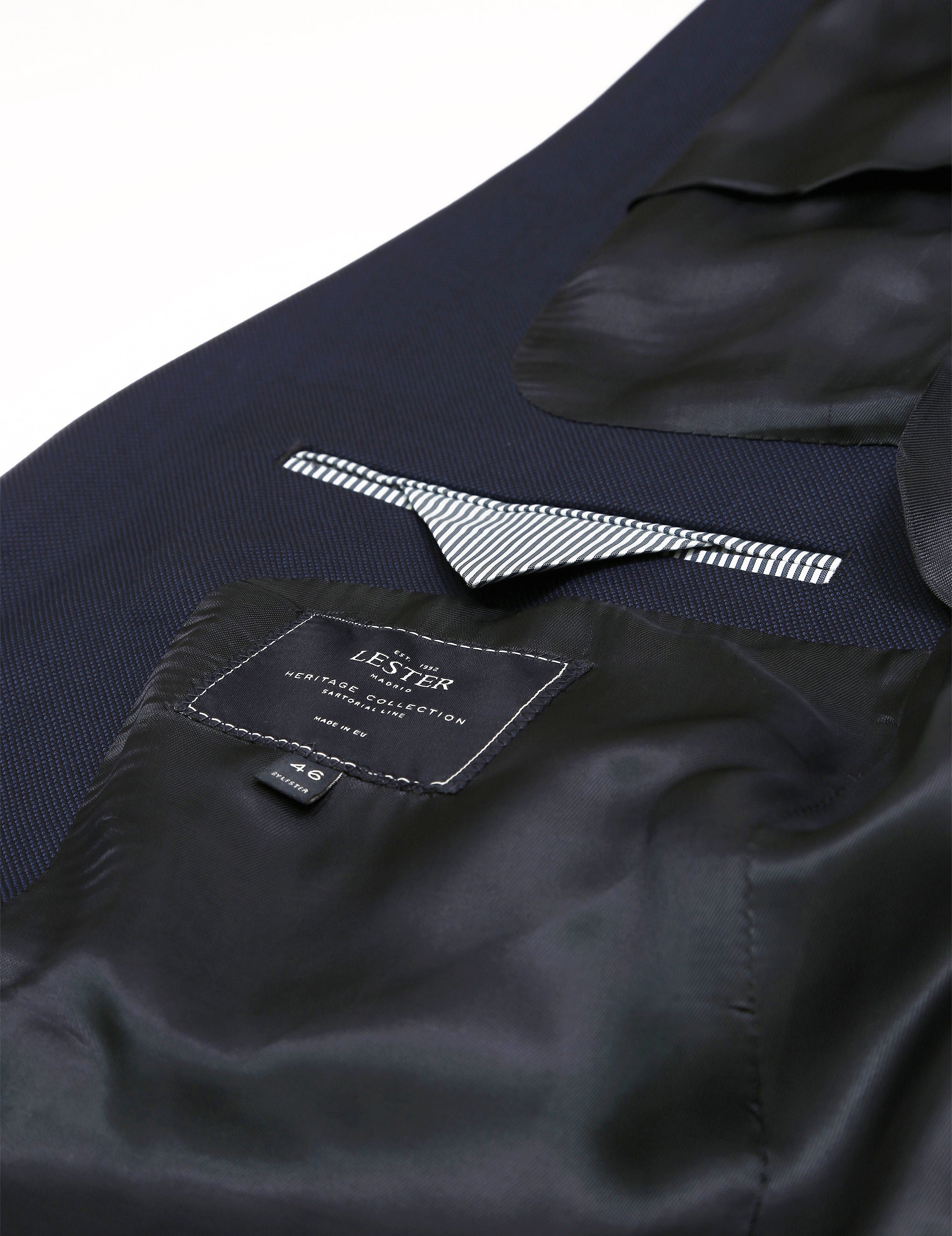 Traje ojo de perdiz Azul oscuro