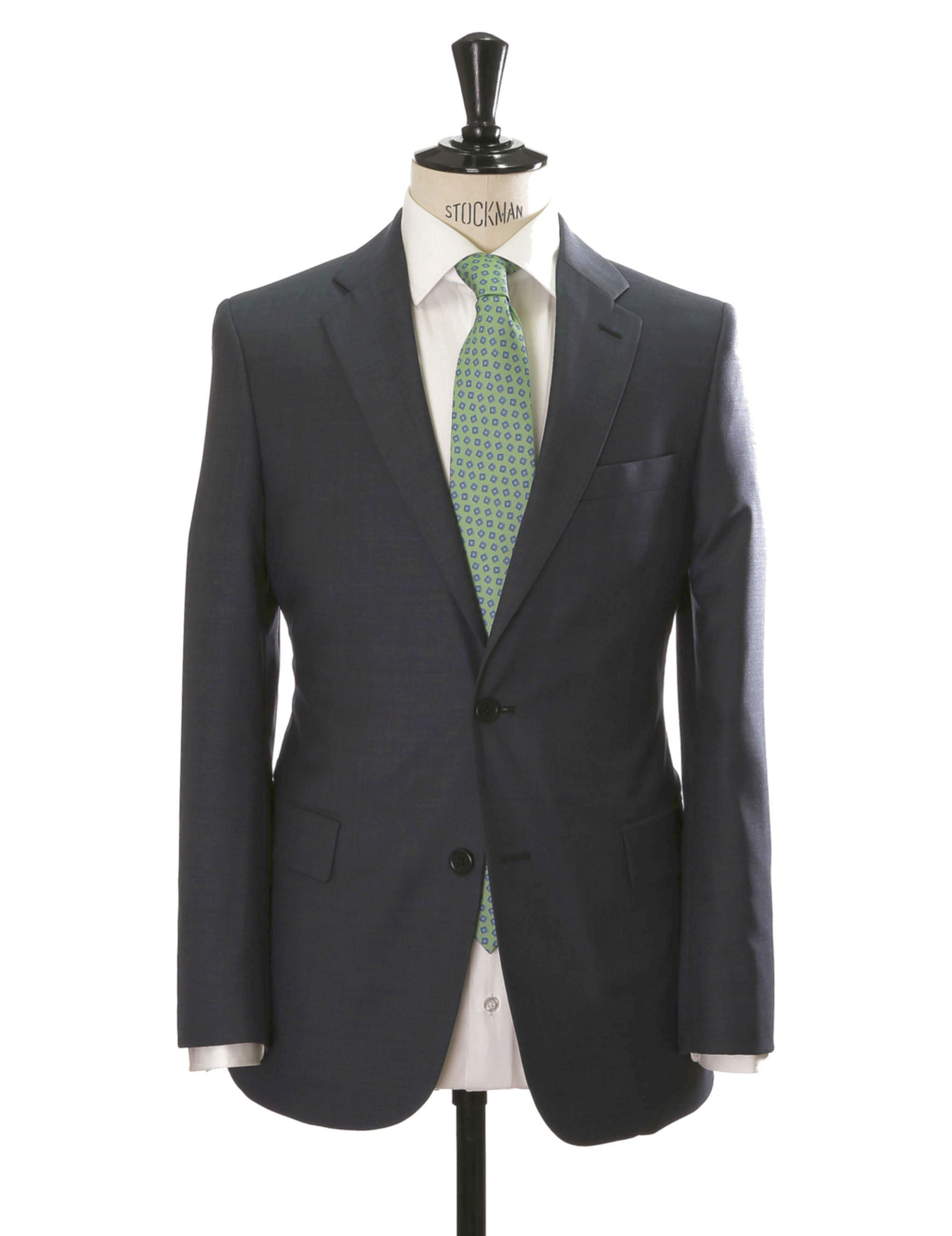 Traje fil a fil Azul medio