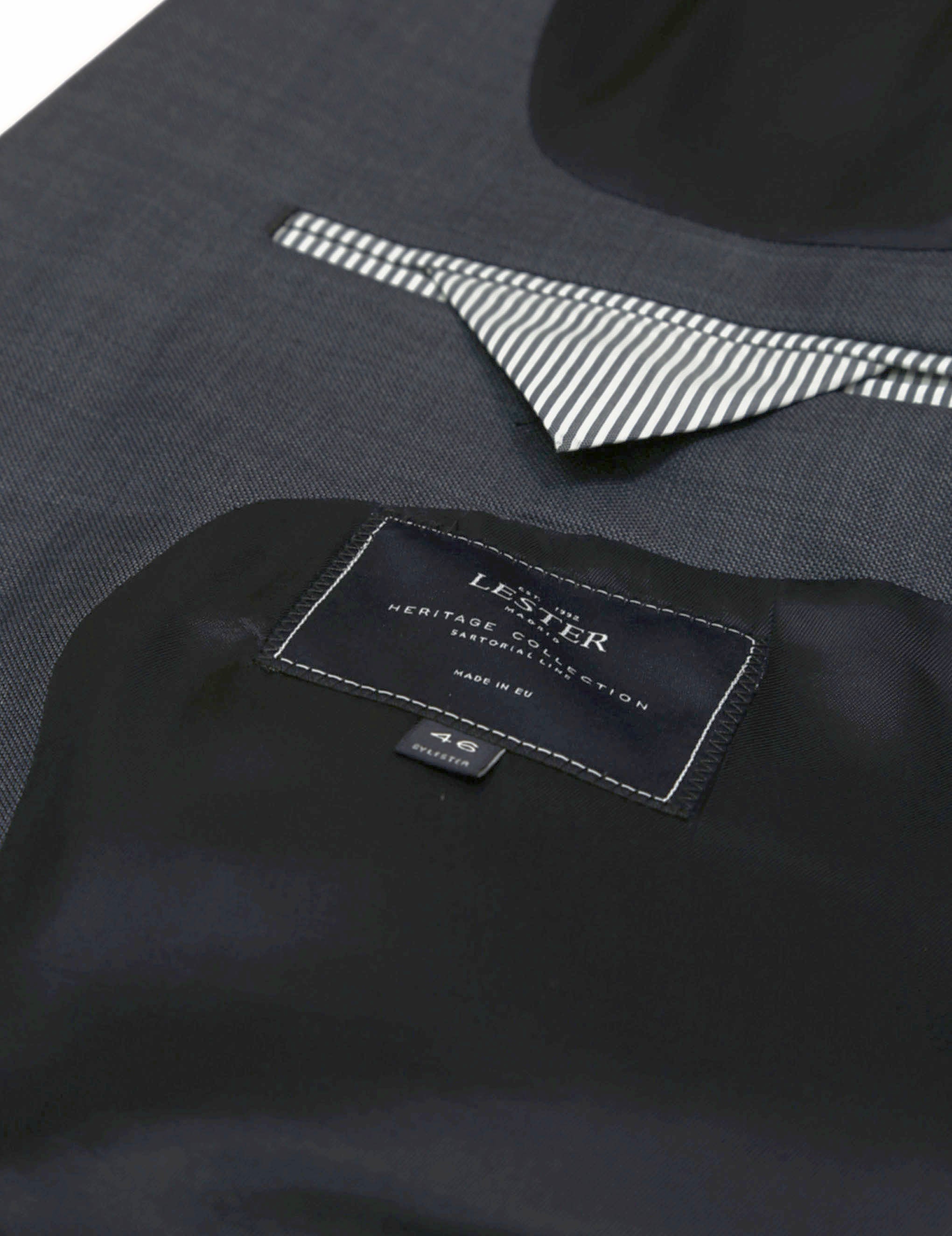 Traje fil a fil Azul medio