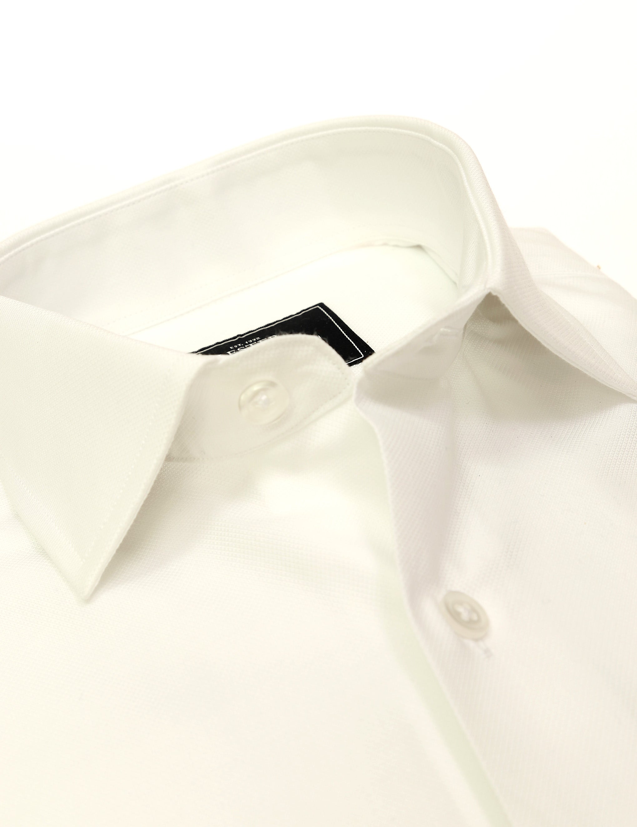Camisa vestir ojo de perdiz Blanco