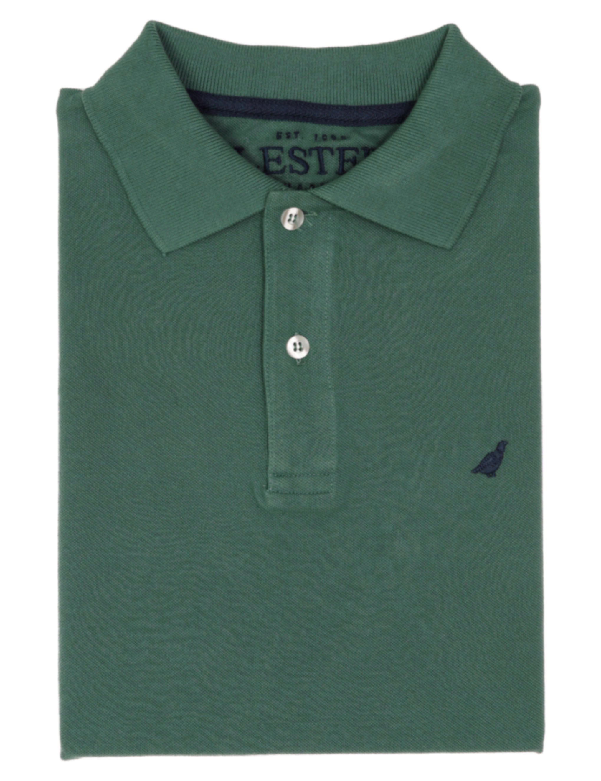 Polo pique manga corta Verde oscuro