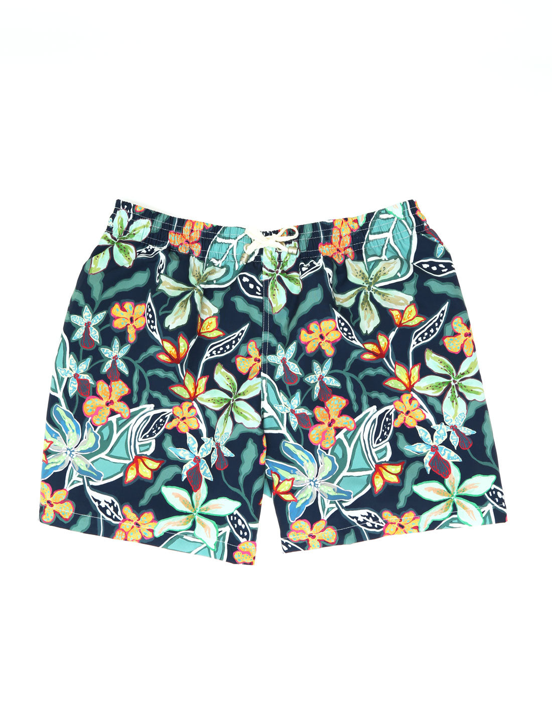 Traje de baño hojas multicolor Azul/verde