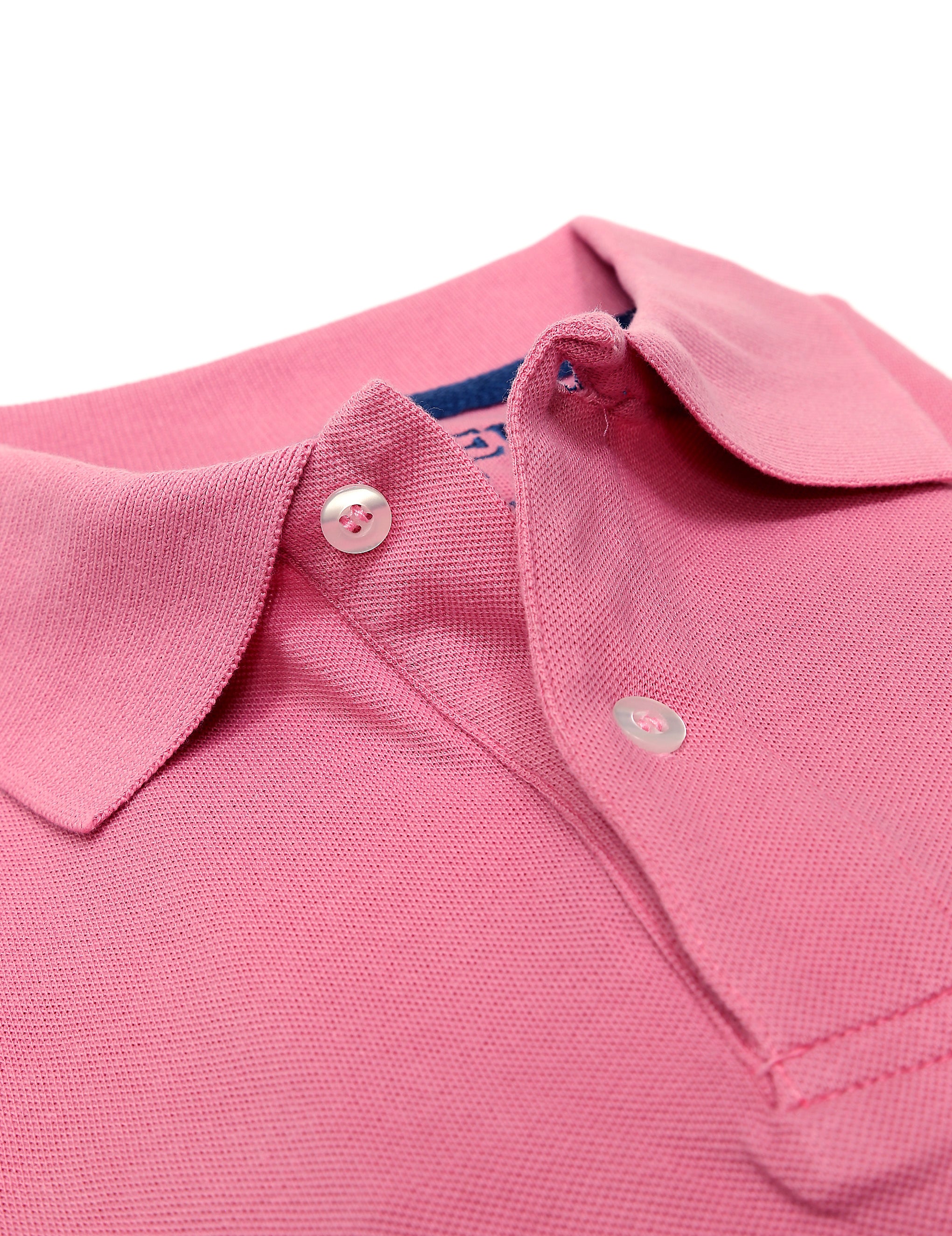 Polo pique manga corta Rosa