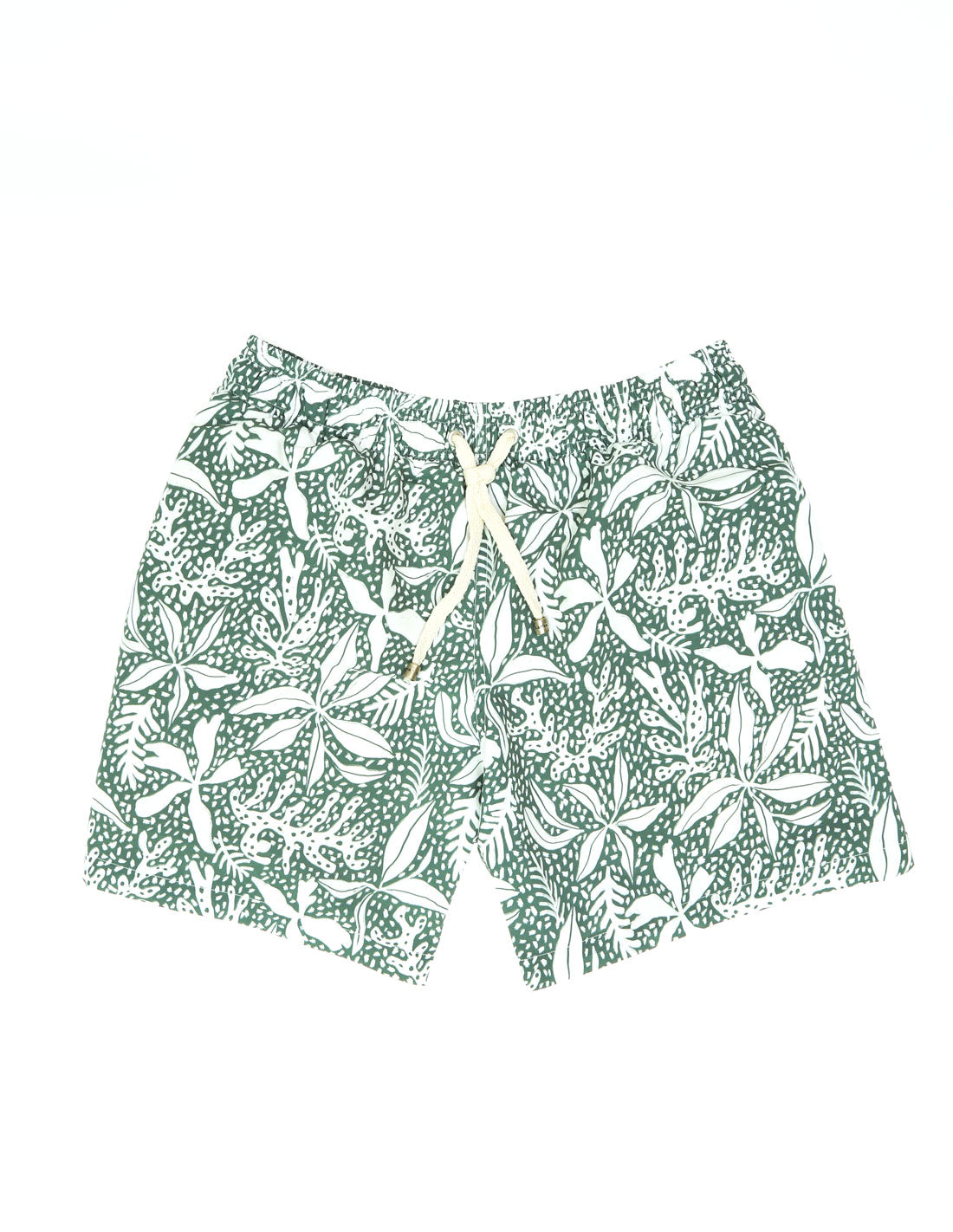 Traje de baño hoja ramas Verde