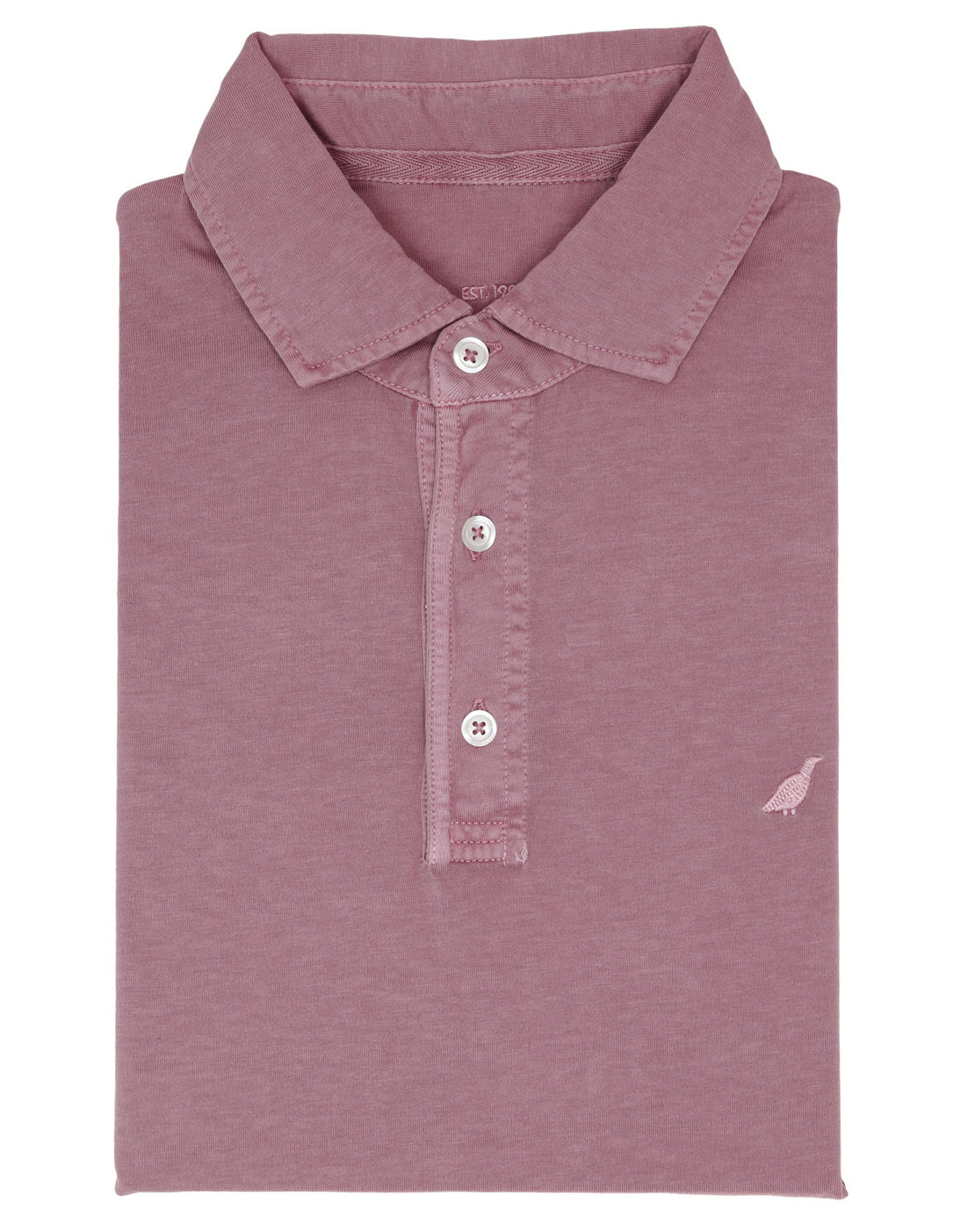 Polo jersey manga larga Berenjena