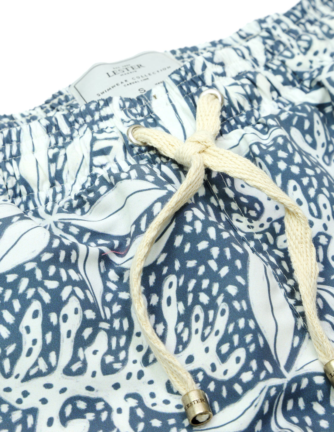 Traje de baño hoja ramas Azul