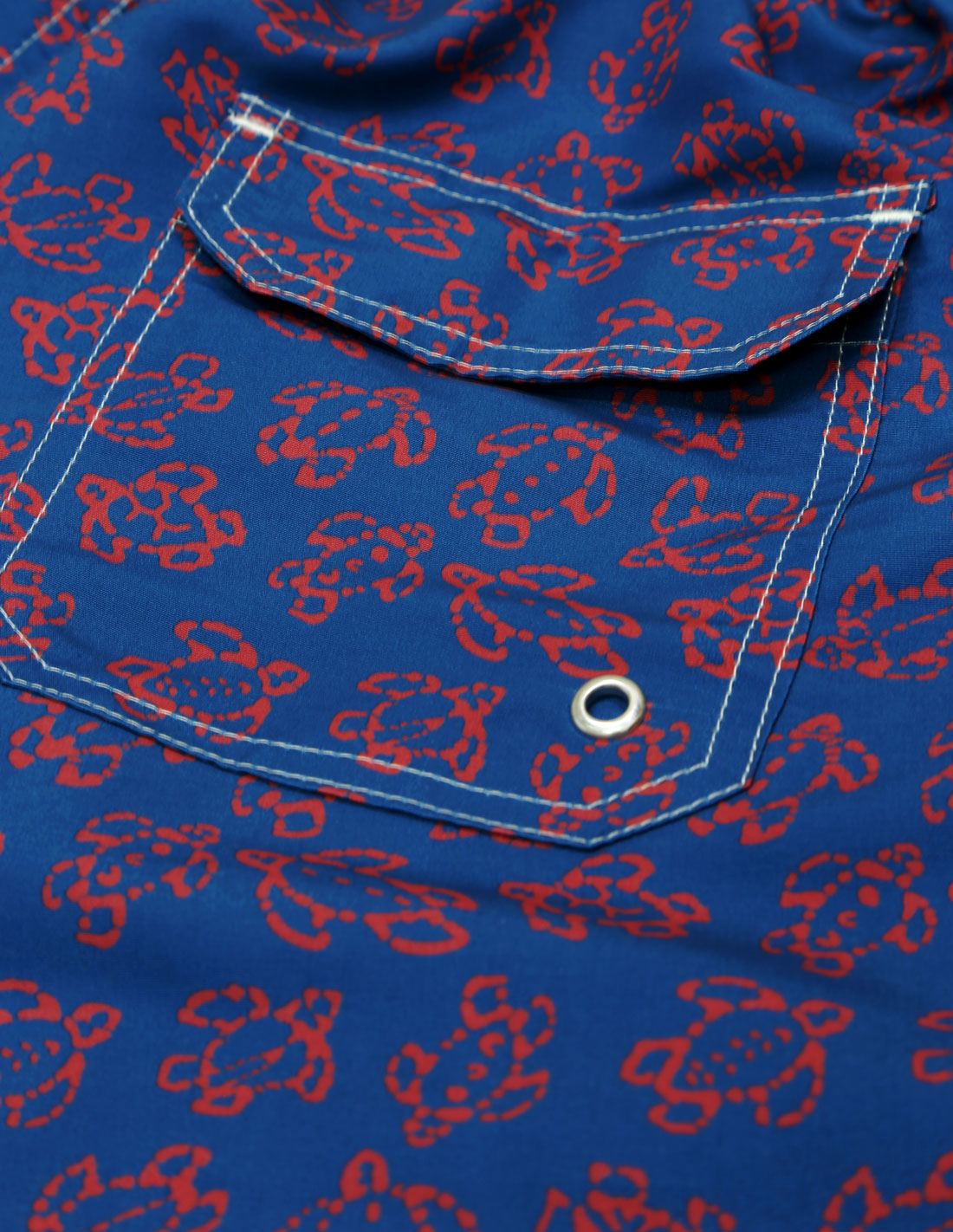 Traje de baño tortuga Azul/fresa