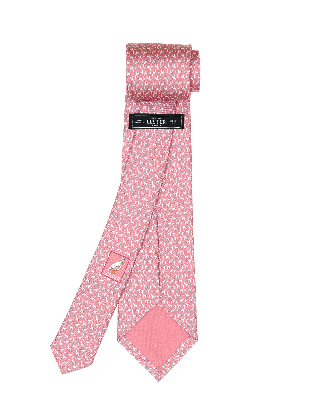 Corbata jirafas Rosa/rosa