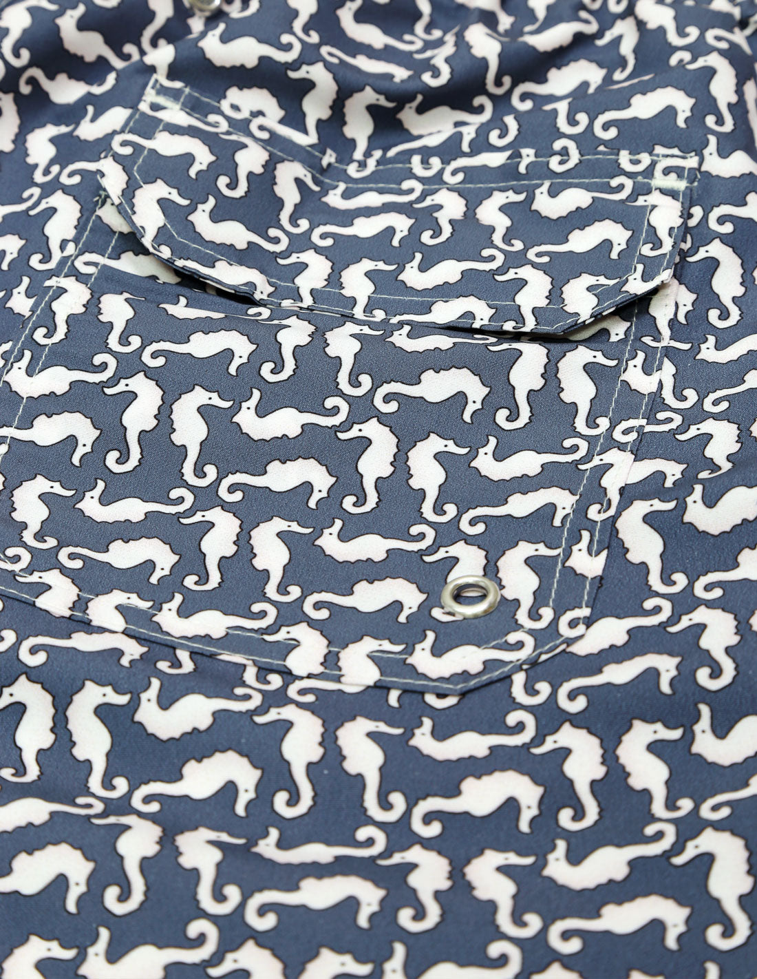 Traje de baño caballito mar Azul