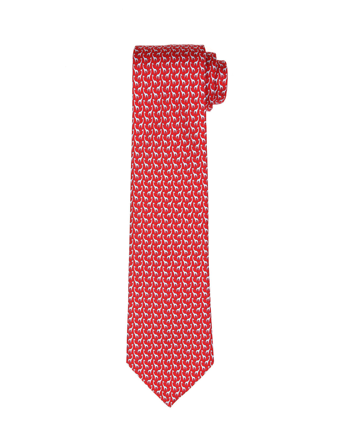 Corbata jirafas Rojo/azul