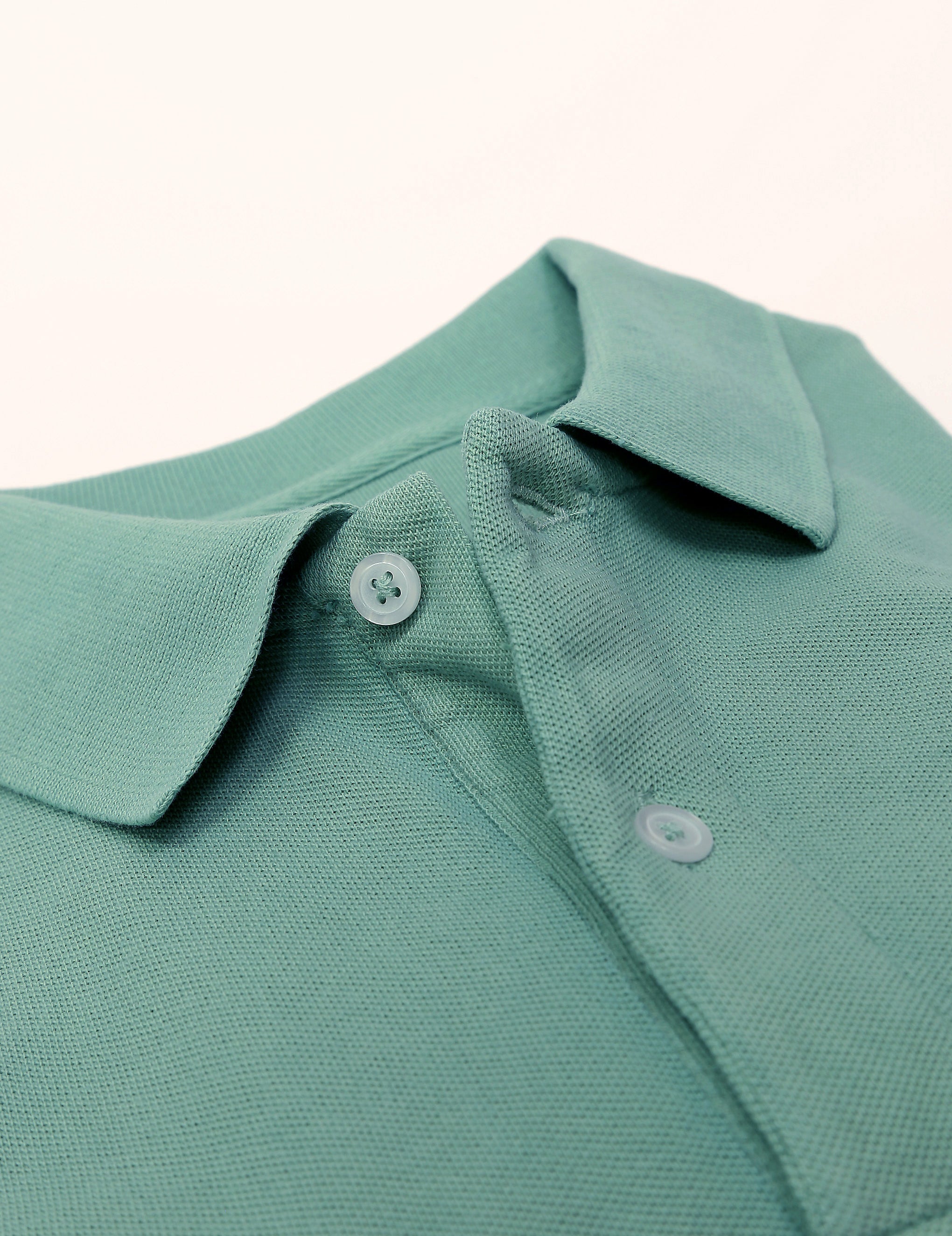 Polo manga corta lavado perdiz Verde