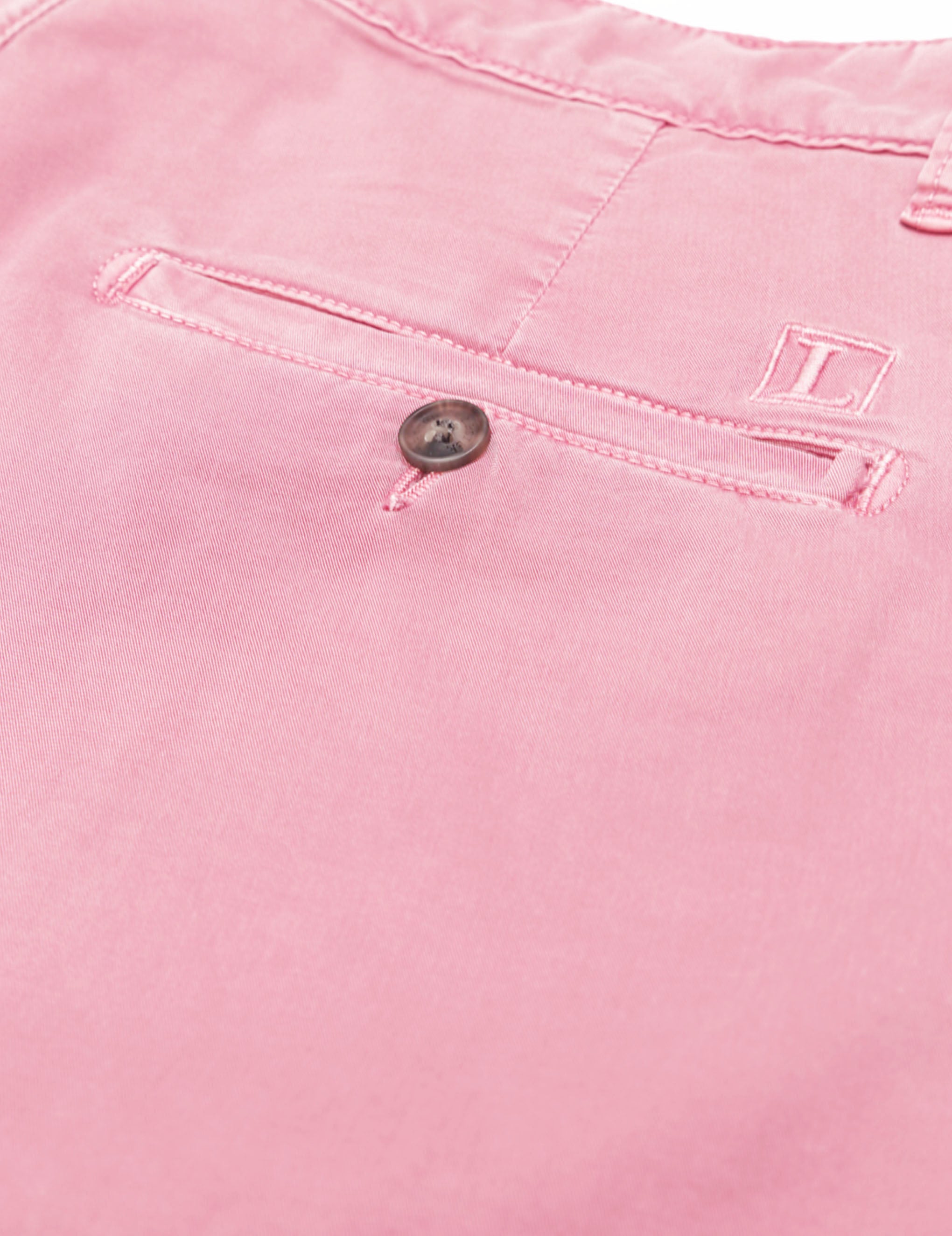 Pantalón chino popelin Rosa