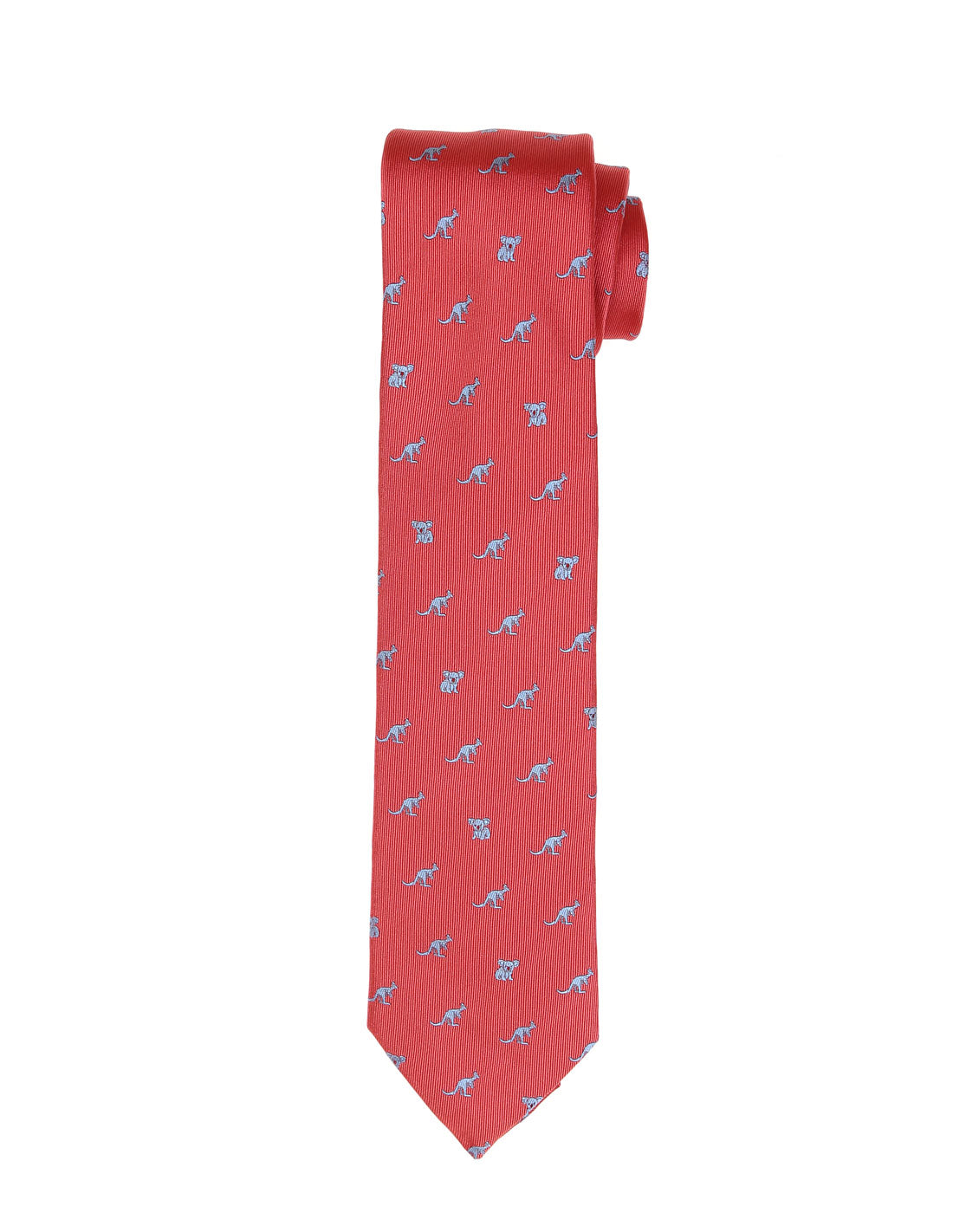 Corbata koala-canguro Rosa/azul