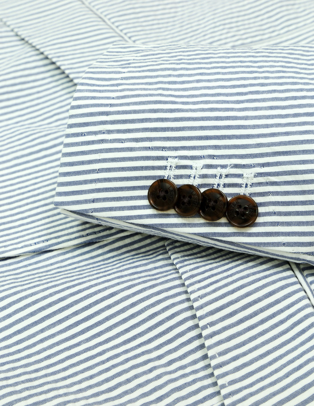 Chaqueta seersucker Azul