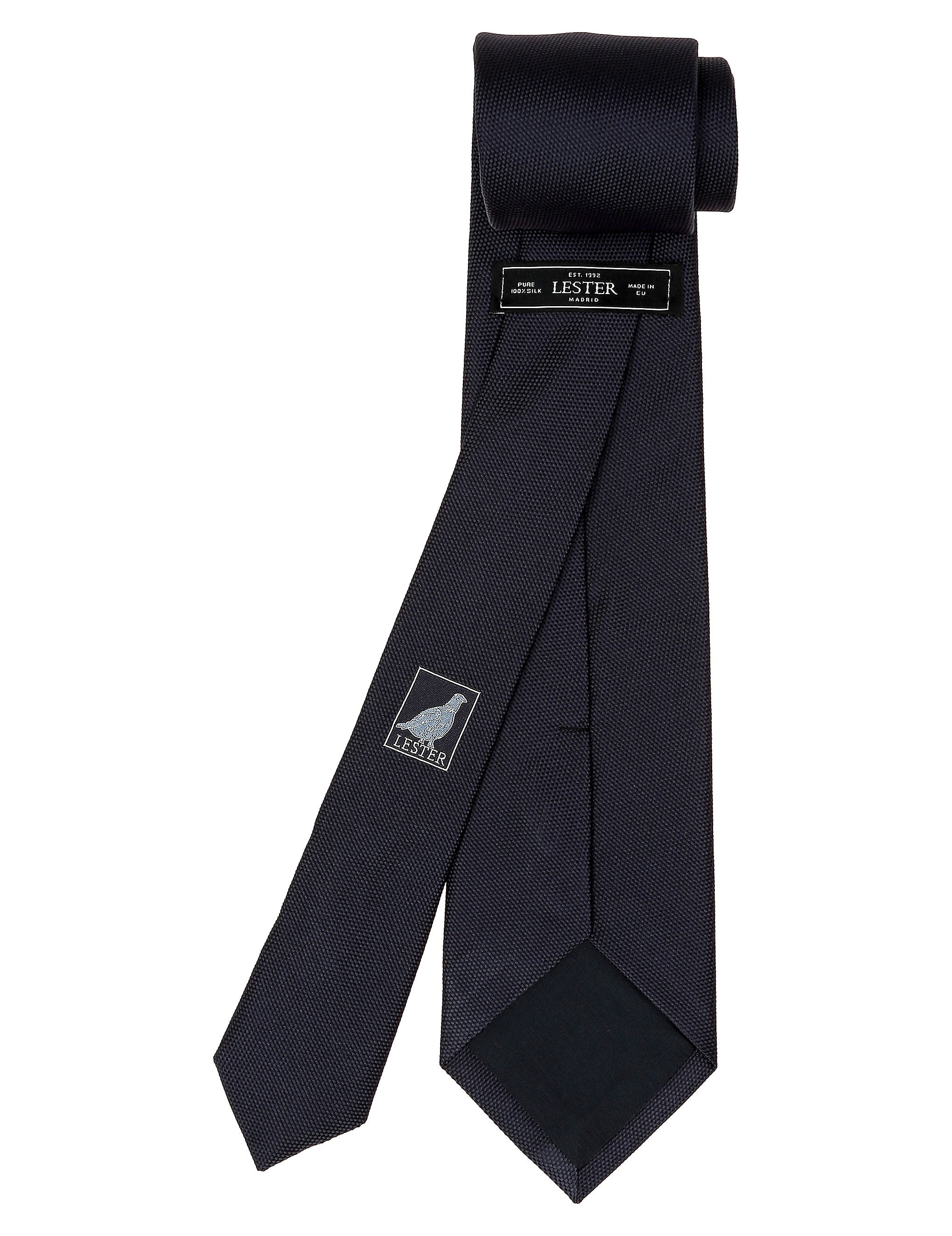 Corbata liso clasico ii Azul oscuro