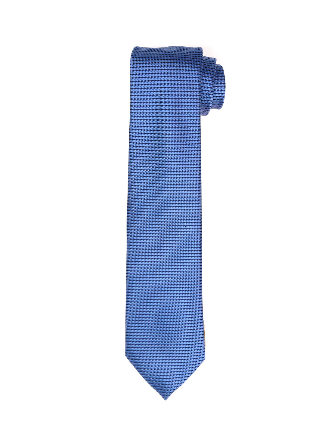 Corbata raya falsa Azul claro/azul