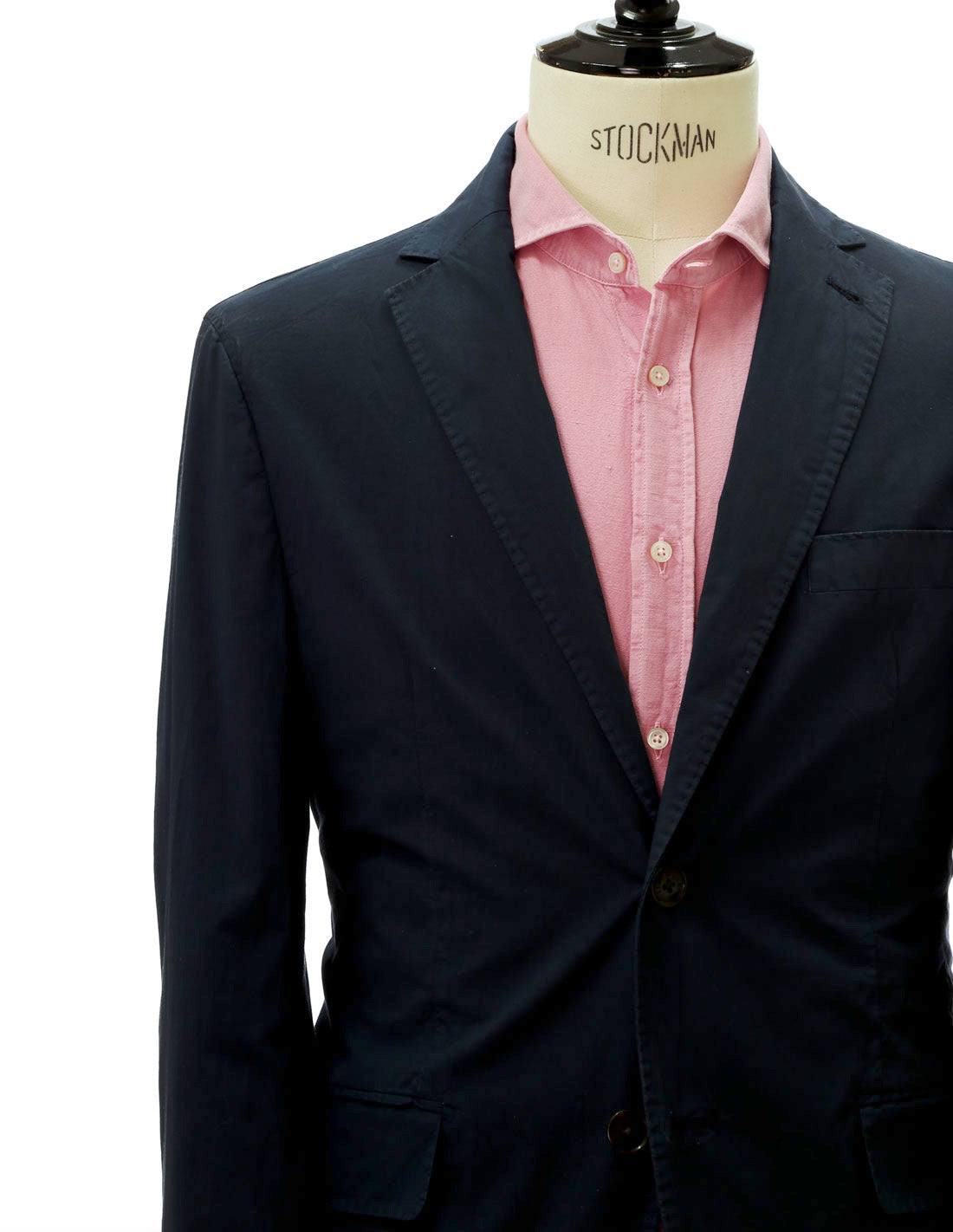 Chaqueta popelin lavada Azul