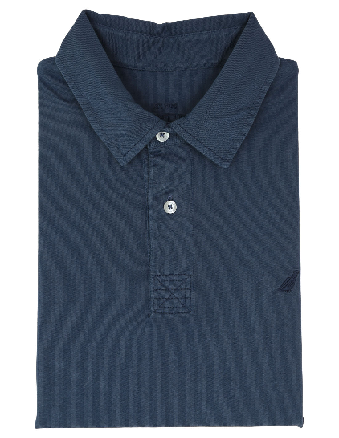 Polo jersey manga larga Azul oscuro