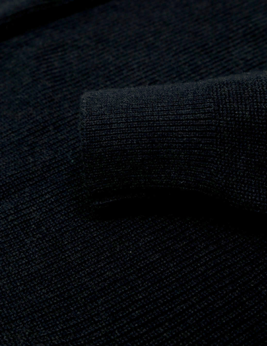 Jersey cremallera algodón Azul