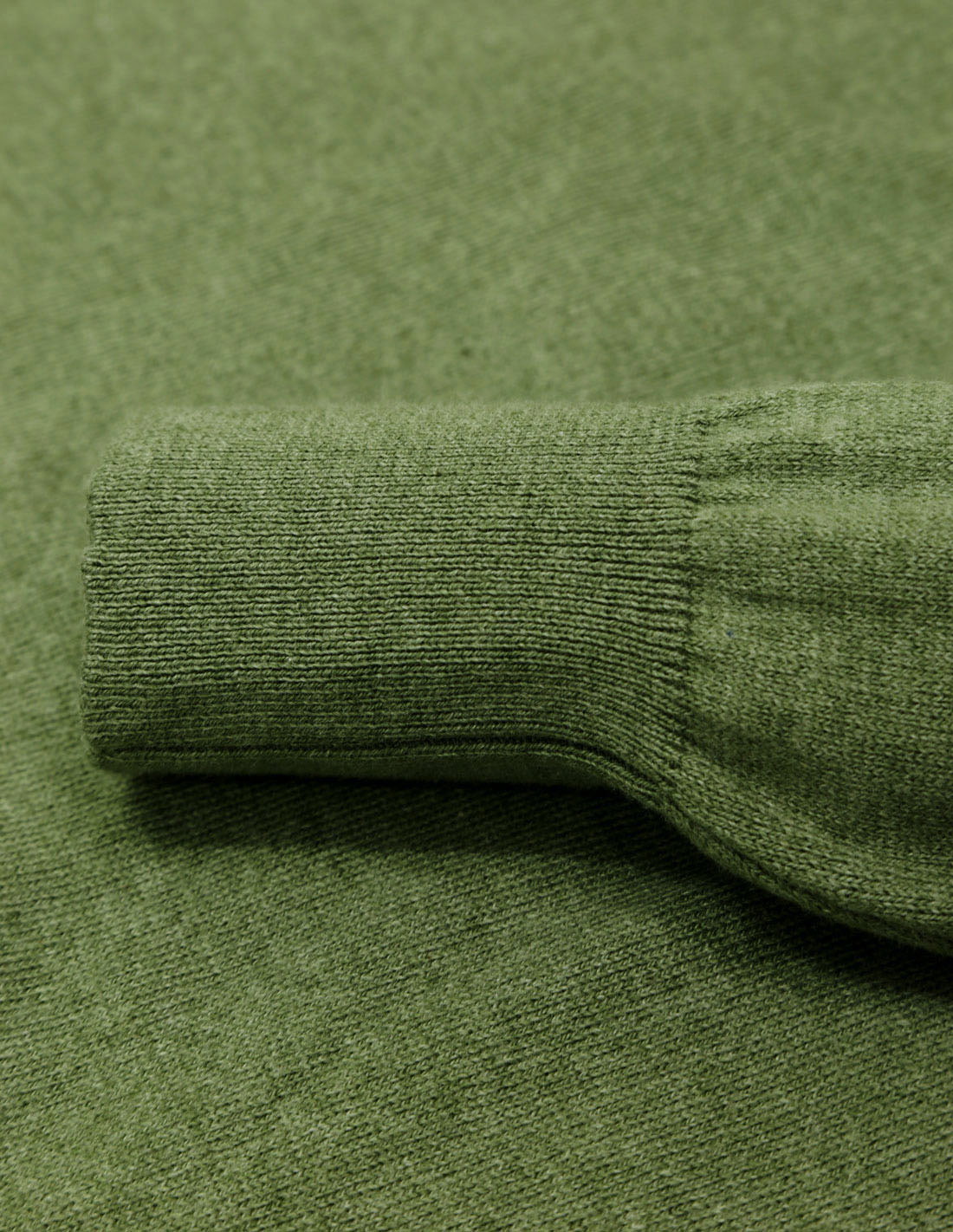 Jersey pico algodón Verde oscuro