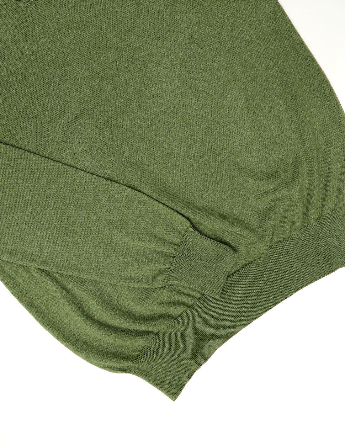 Jersey pico algodón Verde oscuro