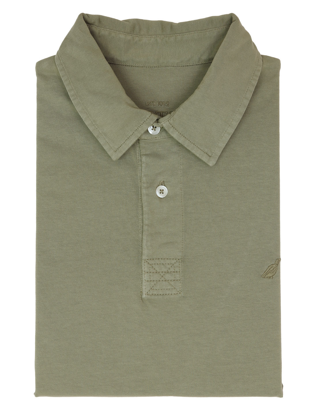 Polo jersey manga larga Verde
