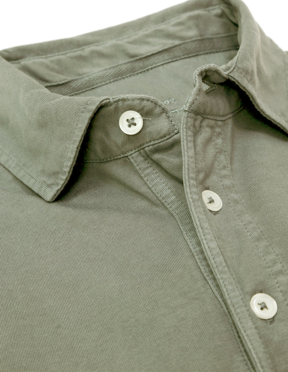 Polo jersey manga larga Verde