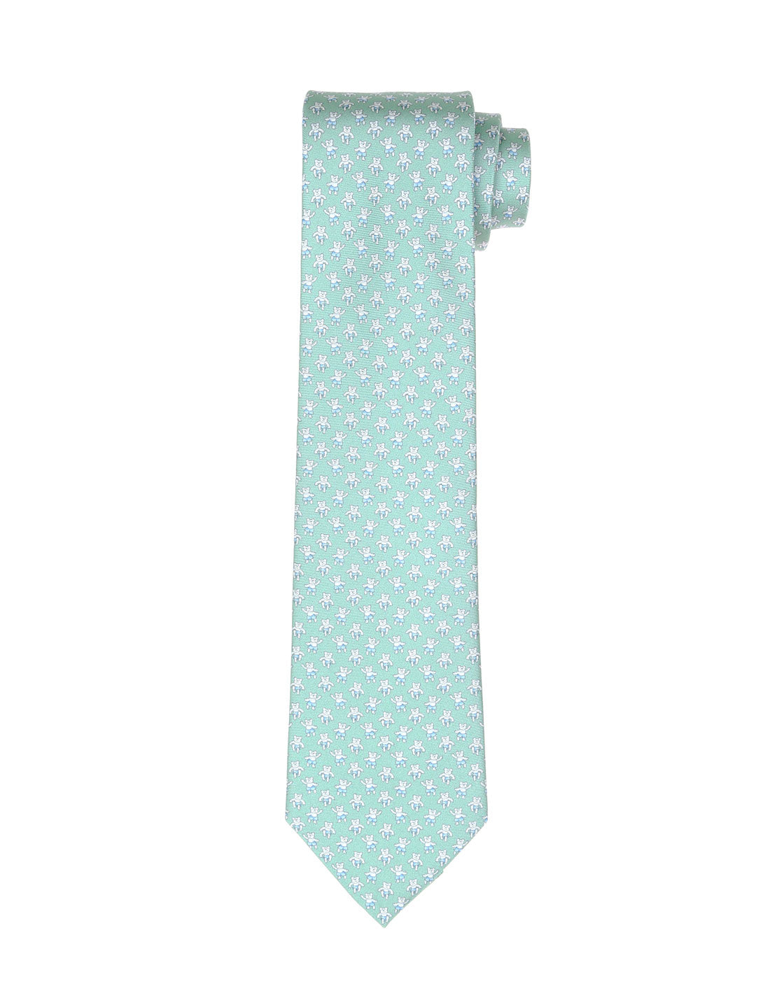 Corbata ositos Verde/azul