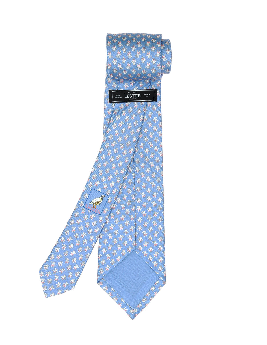 Corbata ositos Azul/rosa