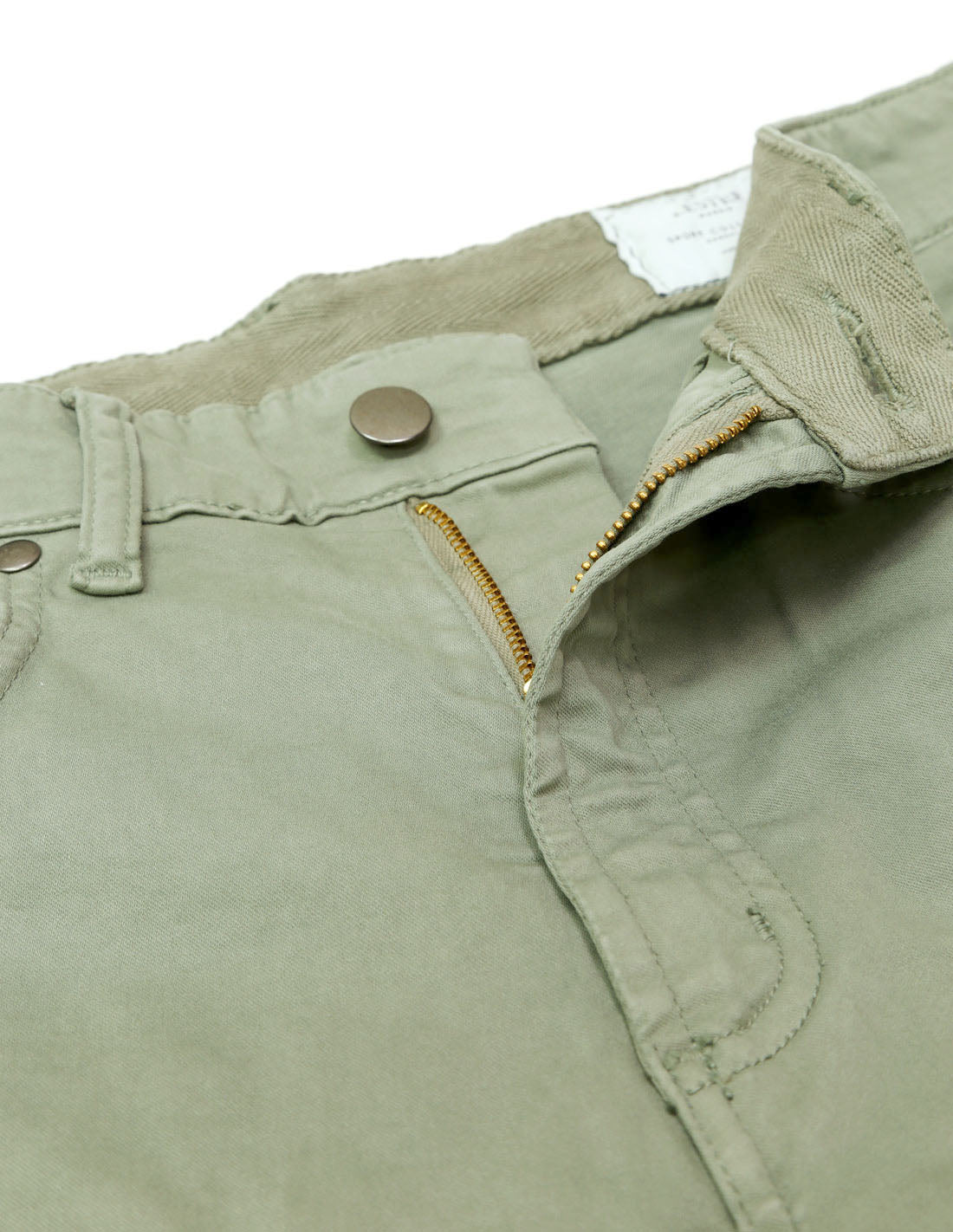 Pantalón 5b satén lavado Verde