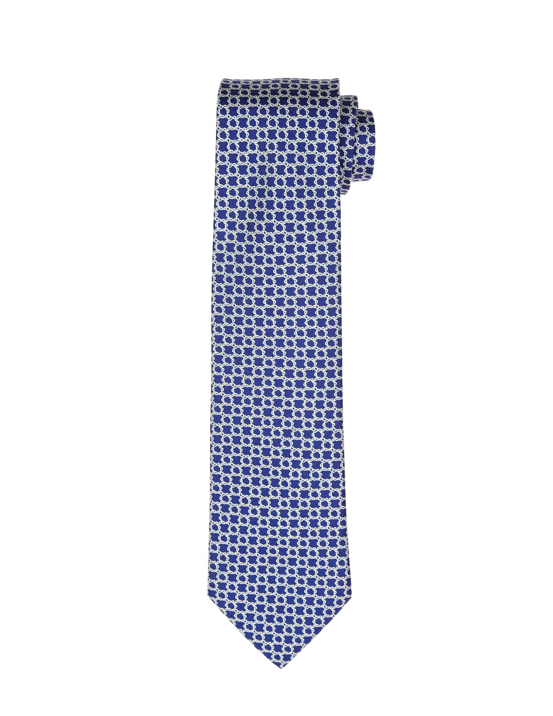 Corbata nudos Azul/blanco