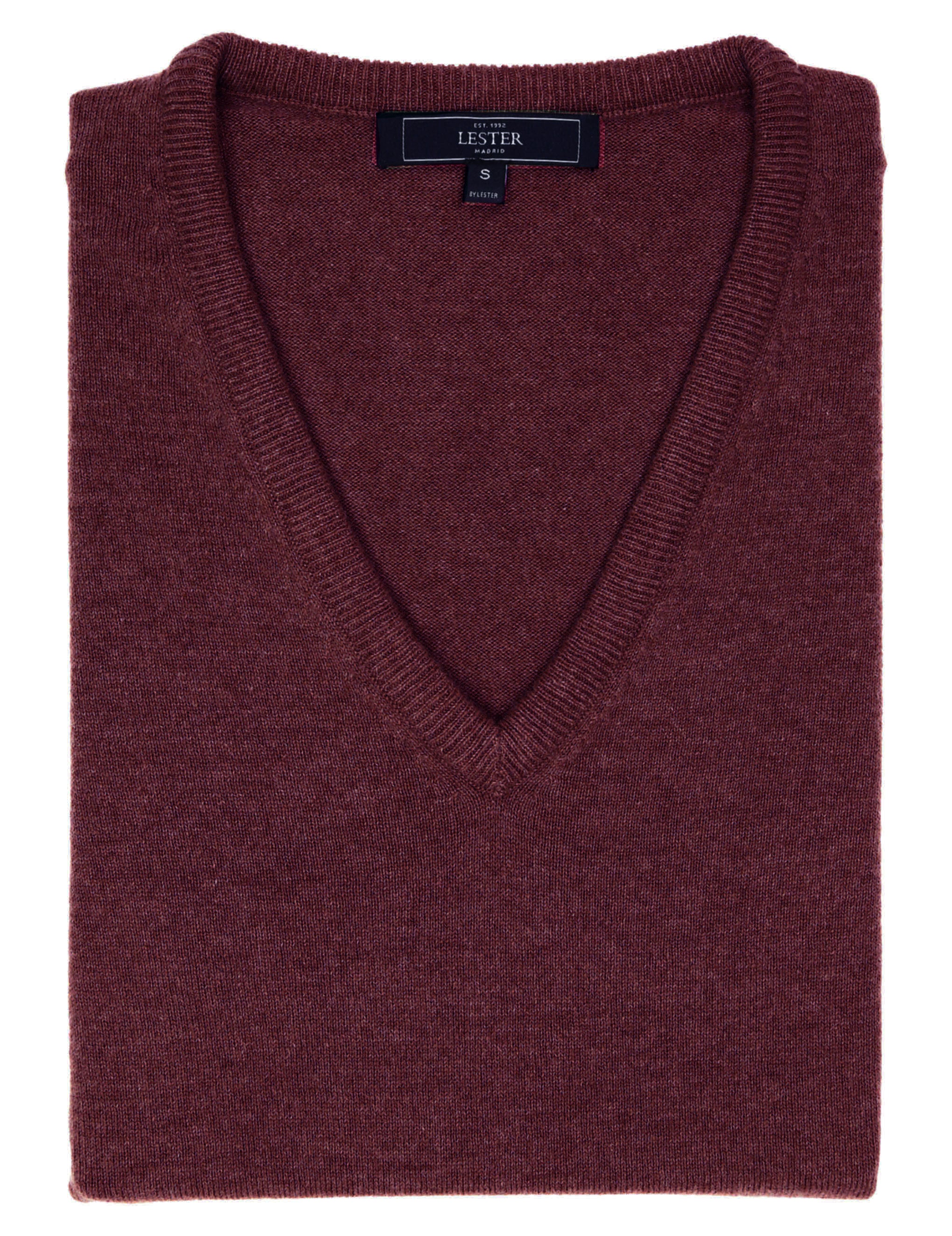 Jersey cashmere pico Berenjena
