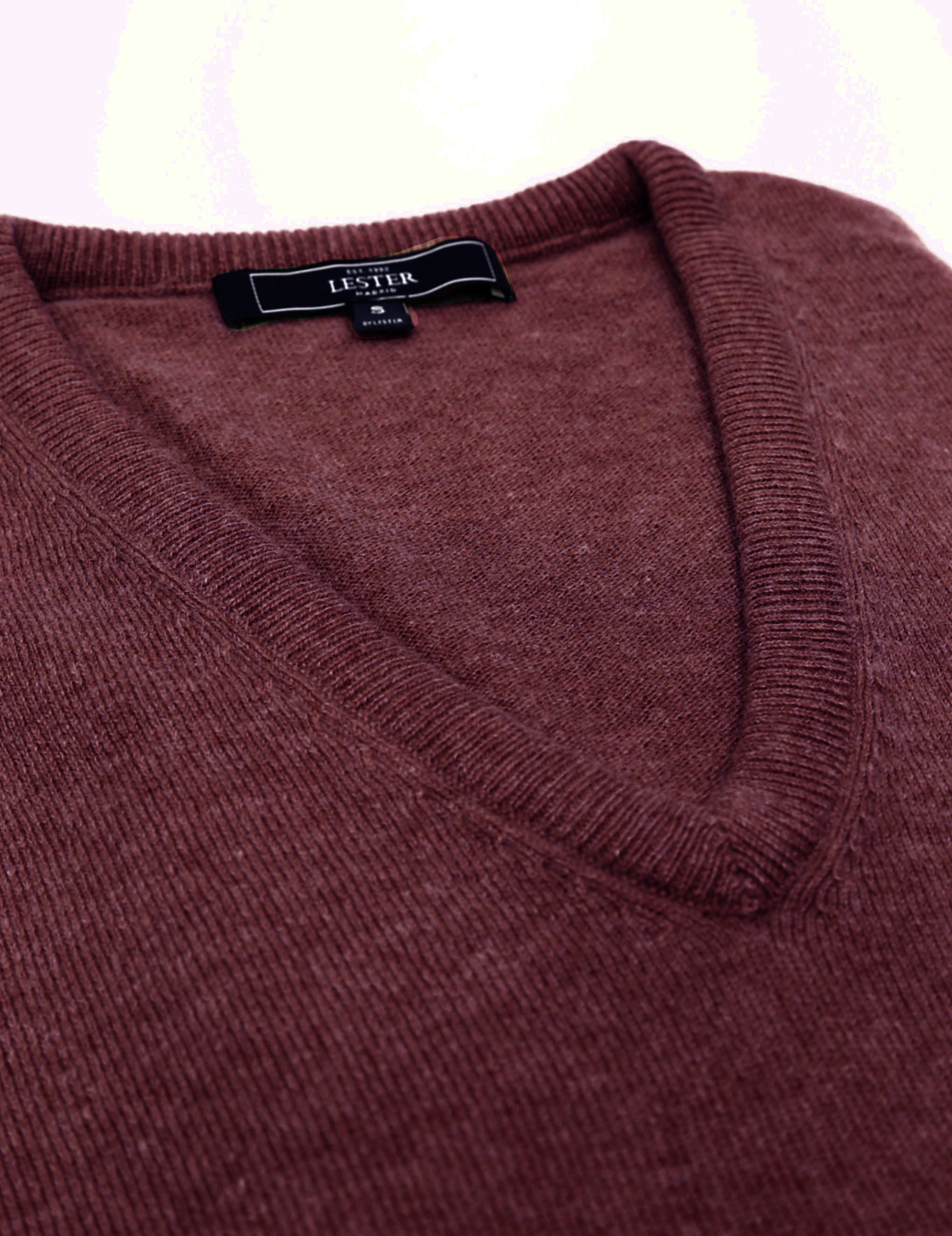 Jersey cashmere pico Berenjena