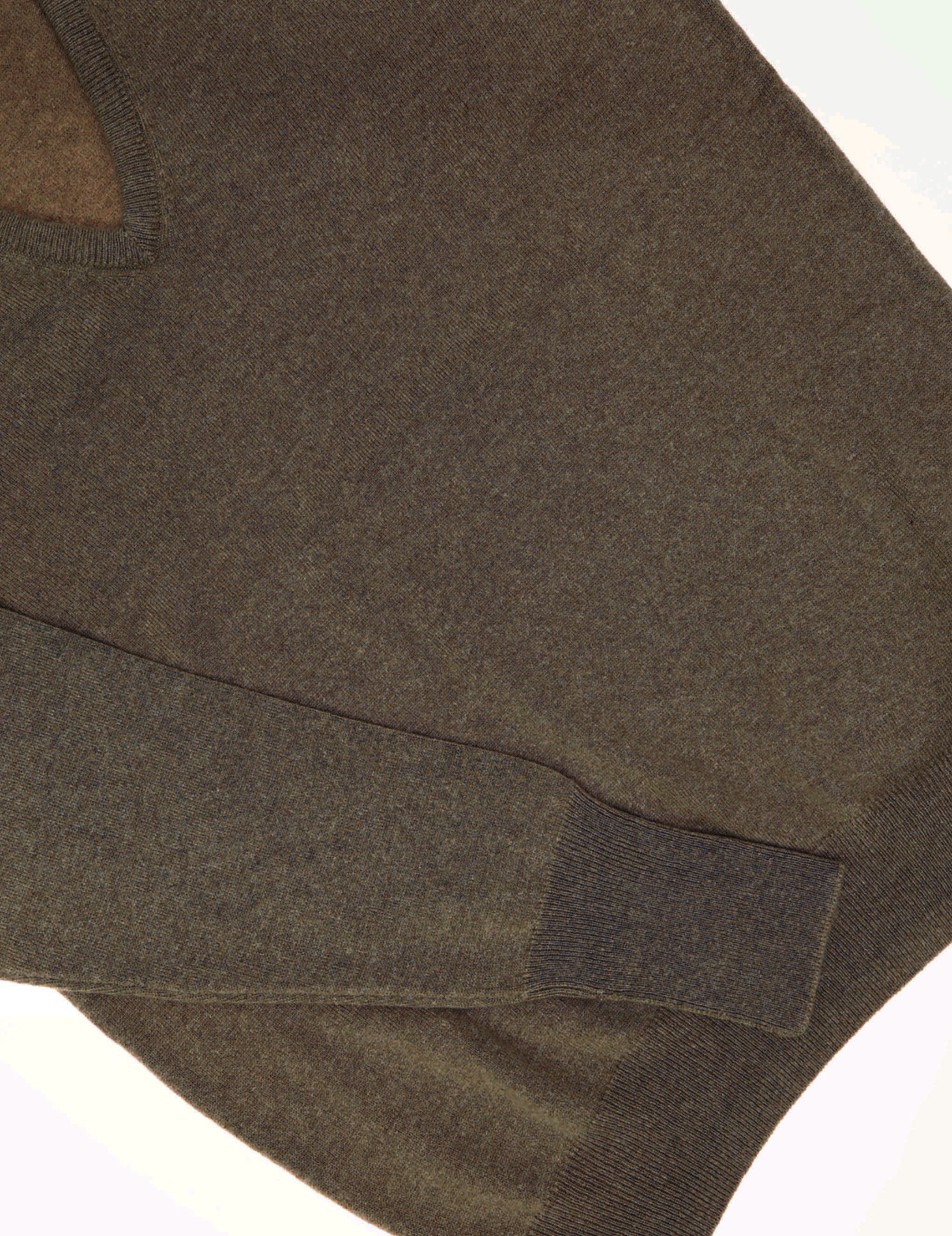 Jersey cashmere pico Marrón