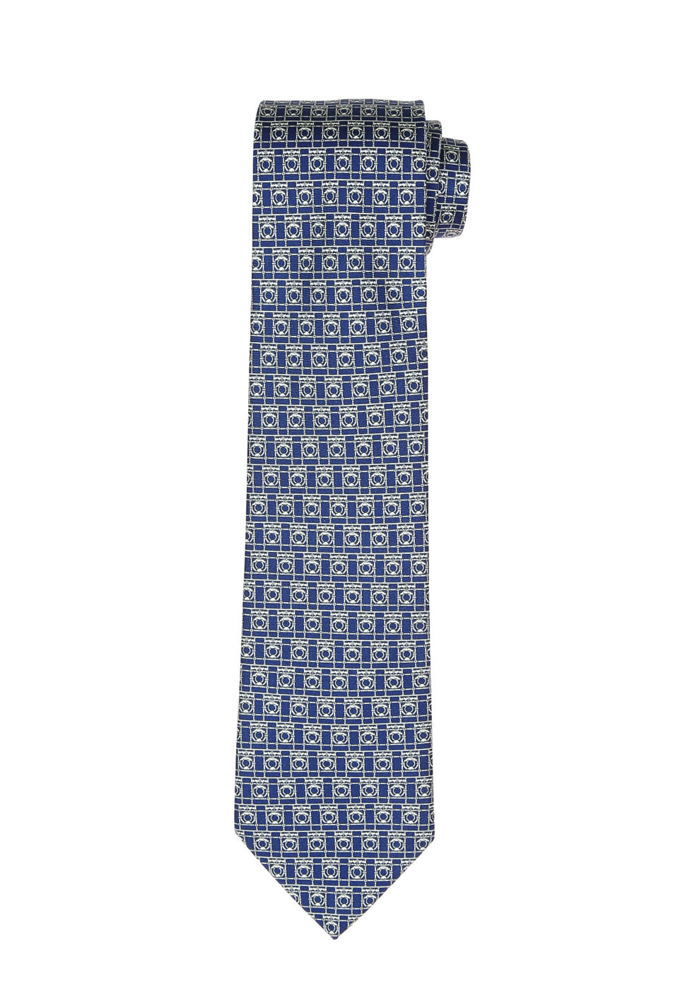 Corbata barandilla peq. Azul/blanco
