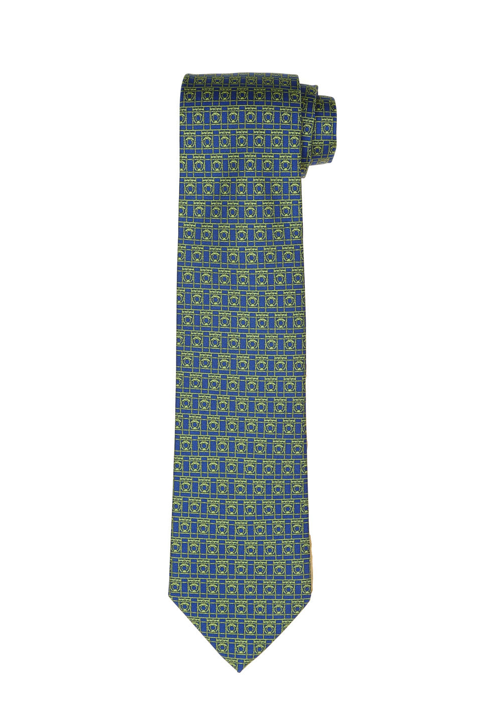 Corbata barandilla peq. Azul/verde