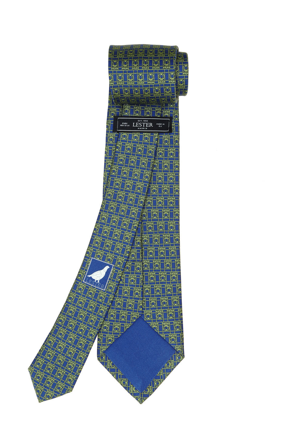Corbata barandilla peq. Azul/verde