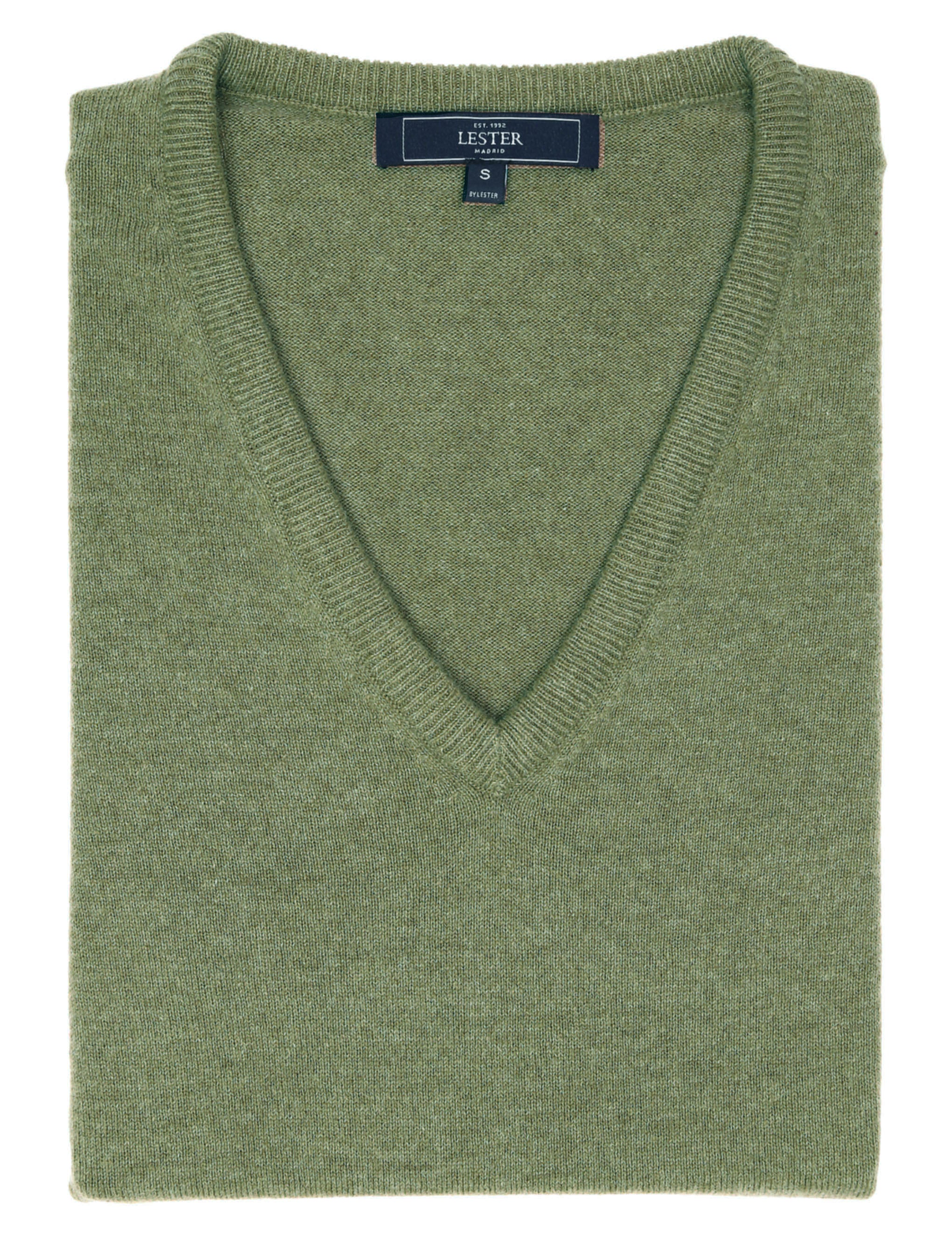 Jersey cashmere pico Verde