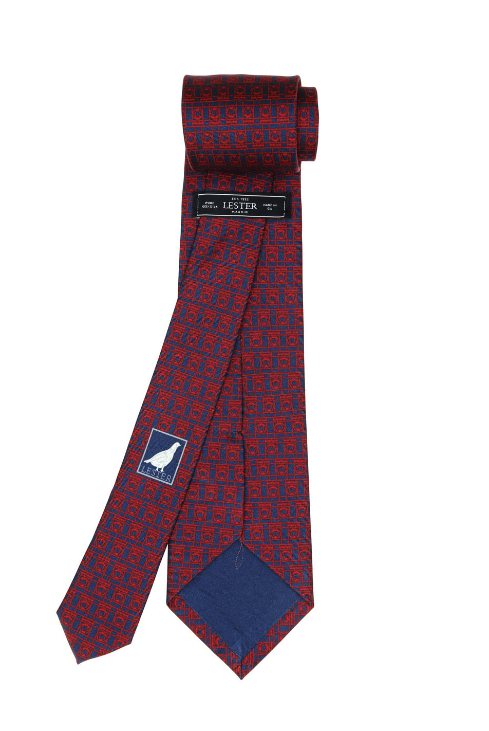 Corbata barandilla peq. Azul/rojo