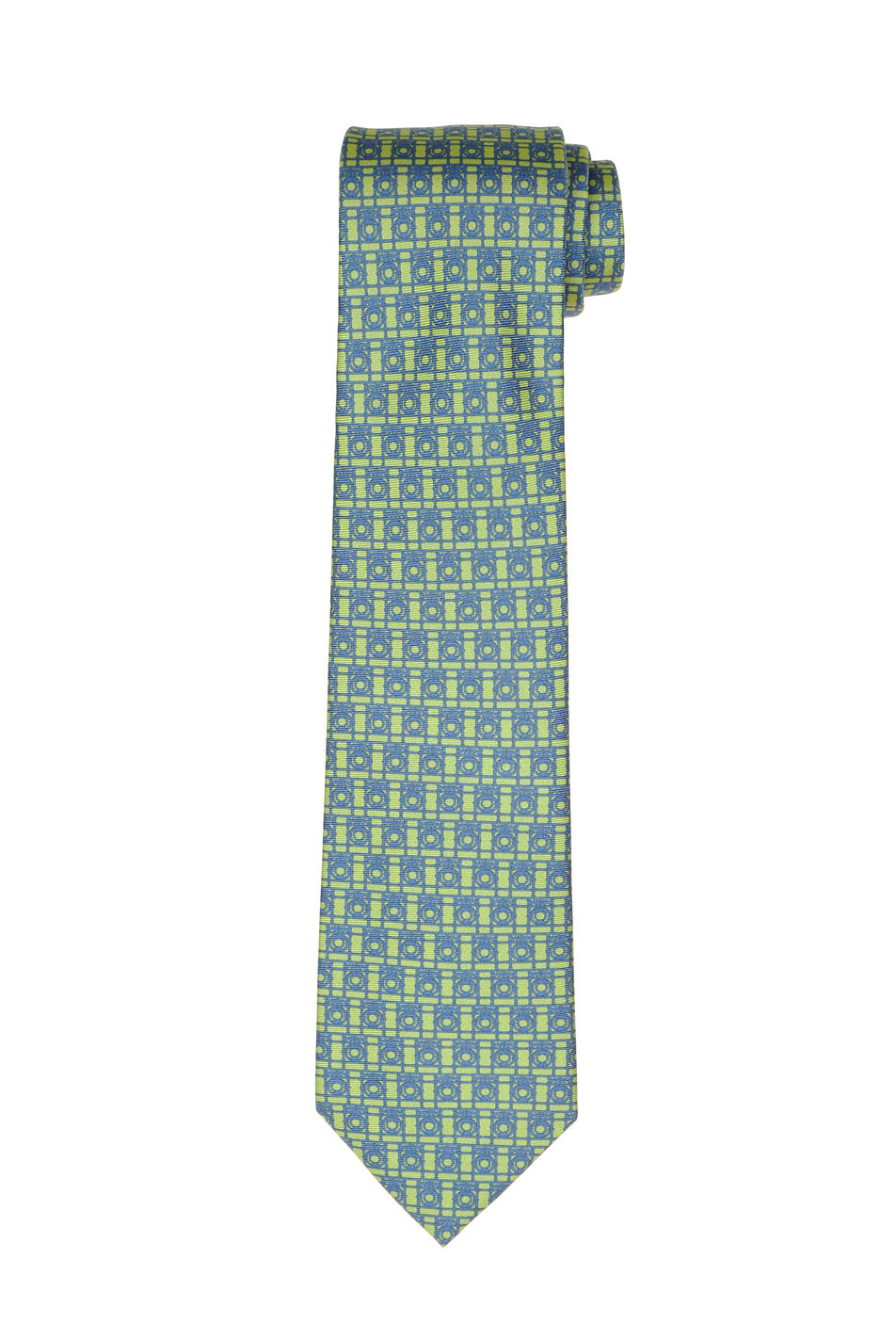 Corbata barandilla peq. Verde/azul