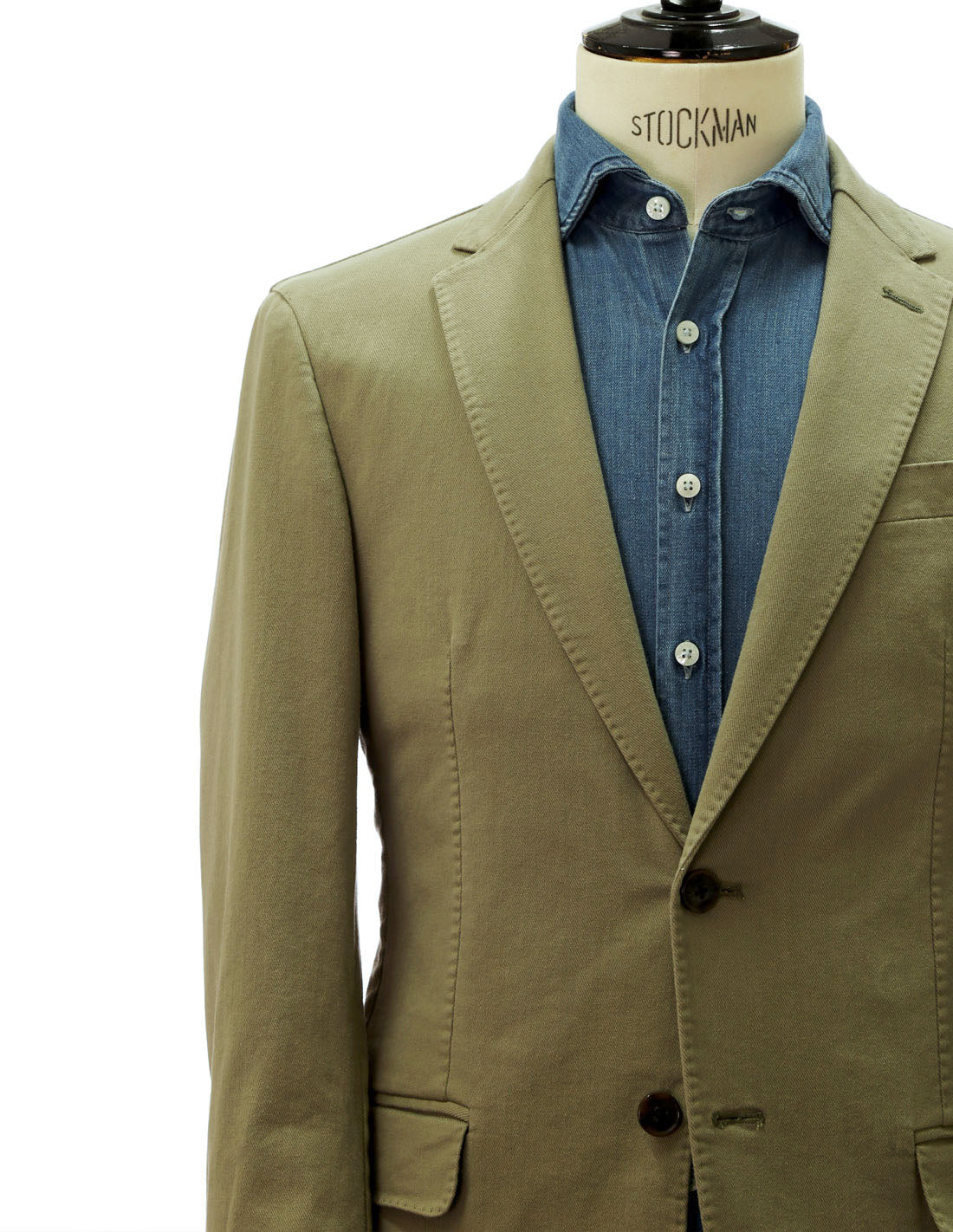Chaqueta sarga Verde