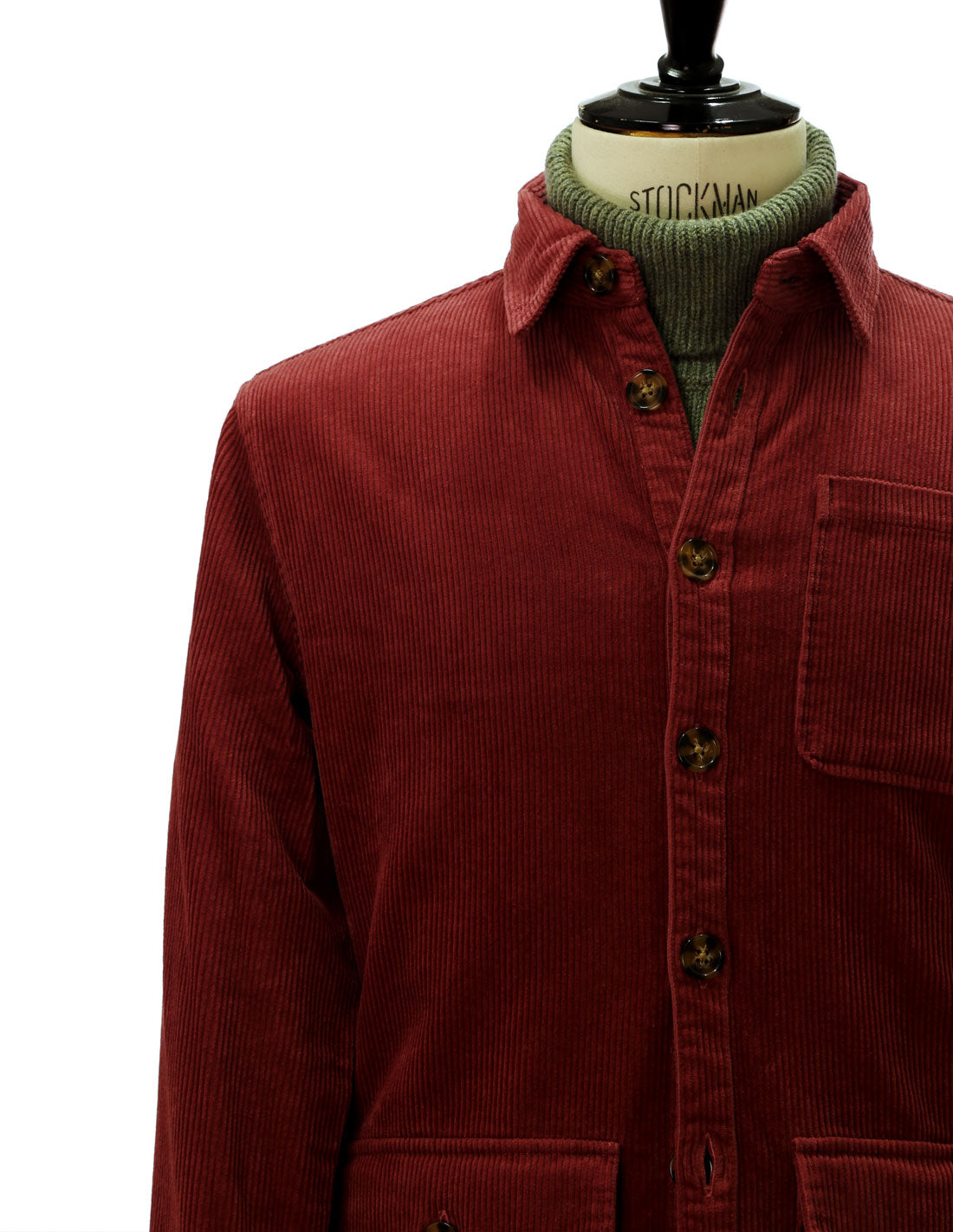 Camisa pana bolsillos Rosa