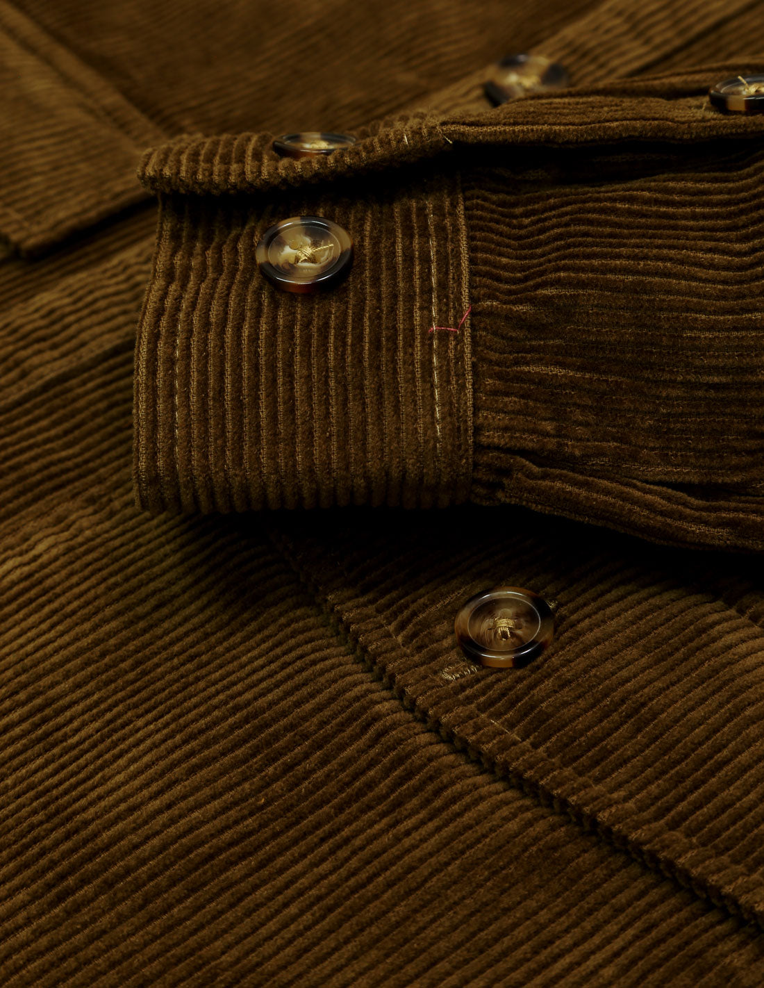 Camisa pana bolsillos Kaki