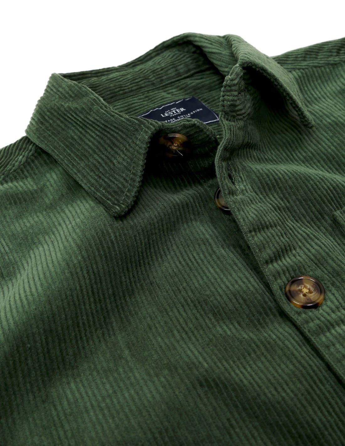 Camisa pana bolsillos Verde