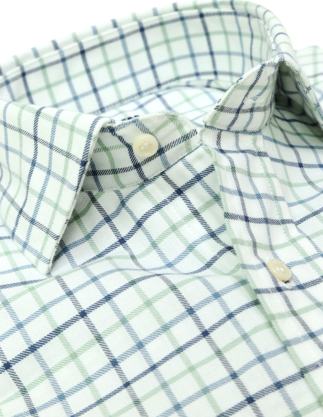 Camisa sport viela cuadro medio Azul/verde