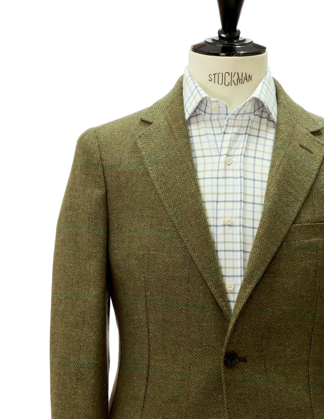 Chaqueta tweed essex Verde