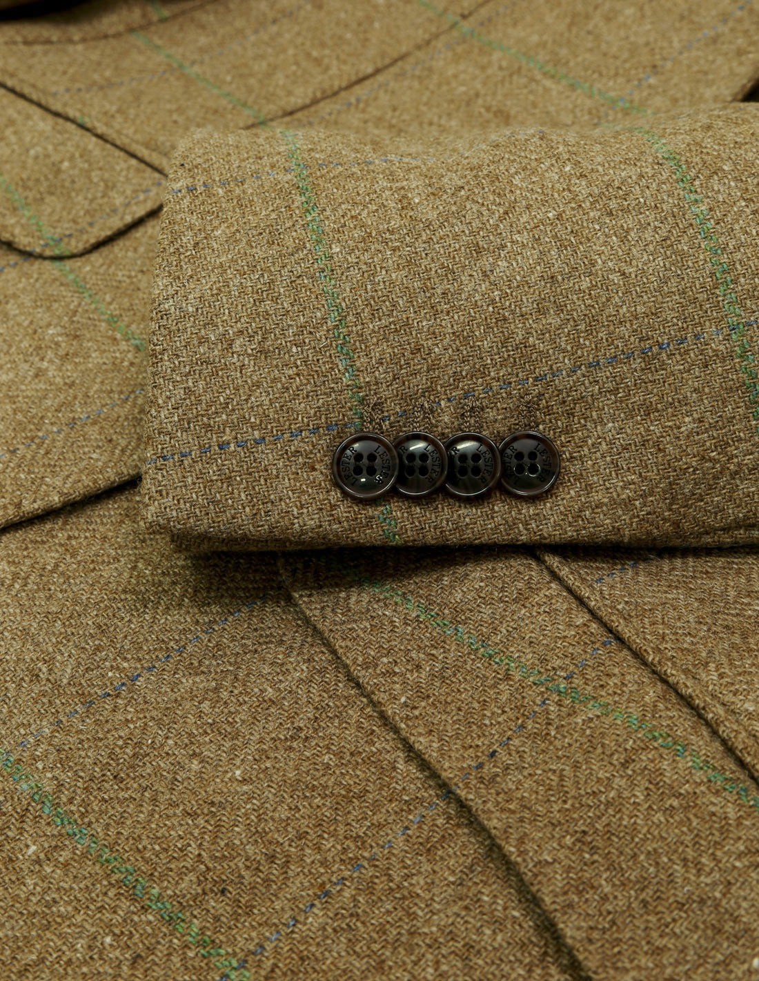 Chaqueta tweed cornwall Beige