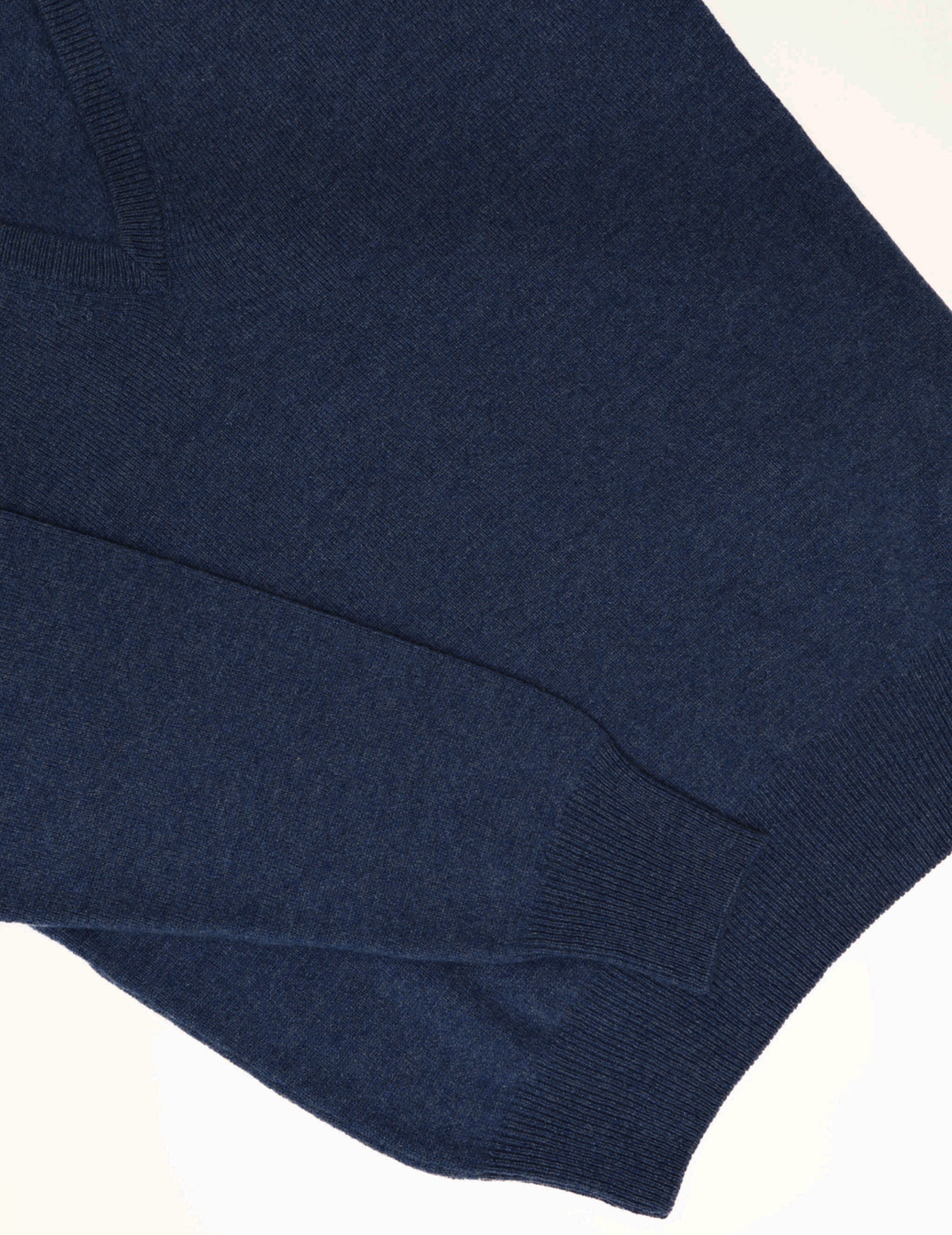Jersey lana pico Azul oscuro