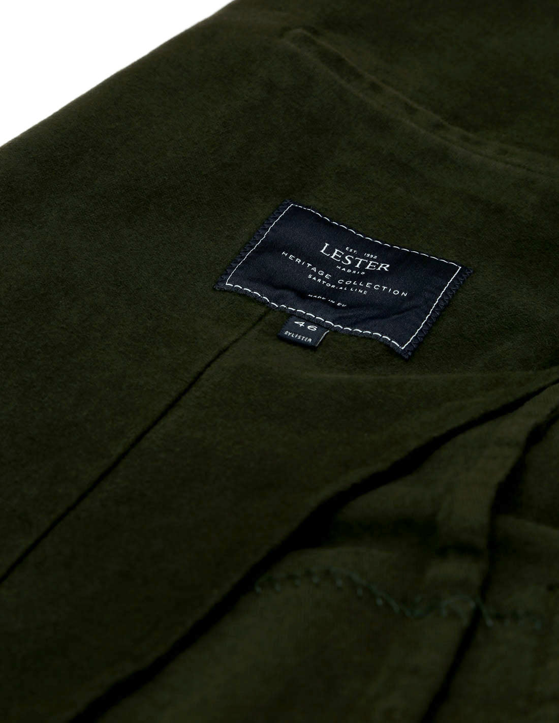 Chaqueta velvetón Verde